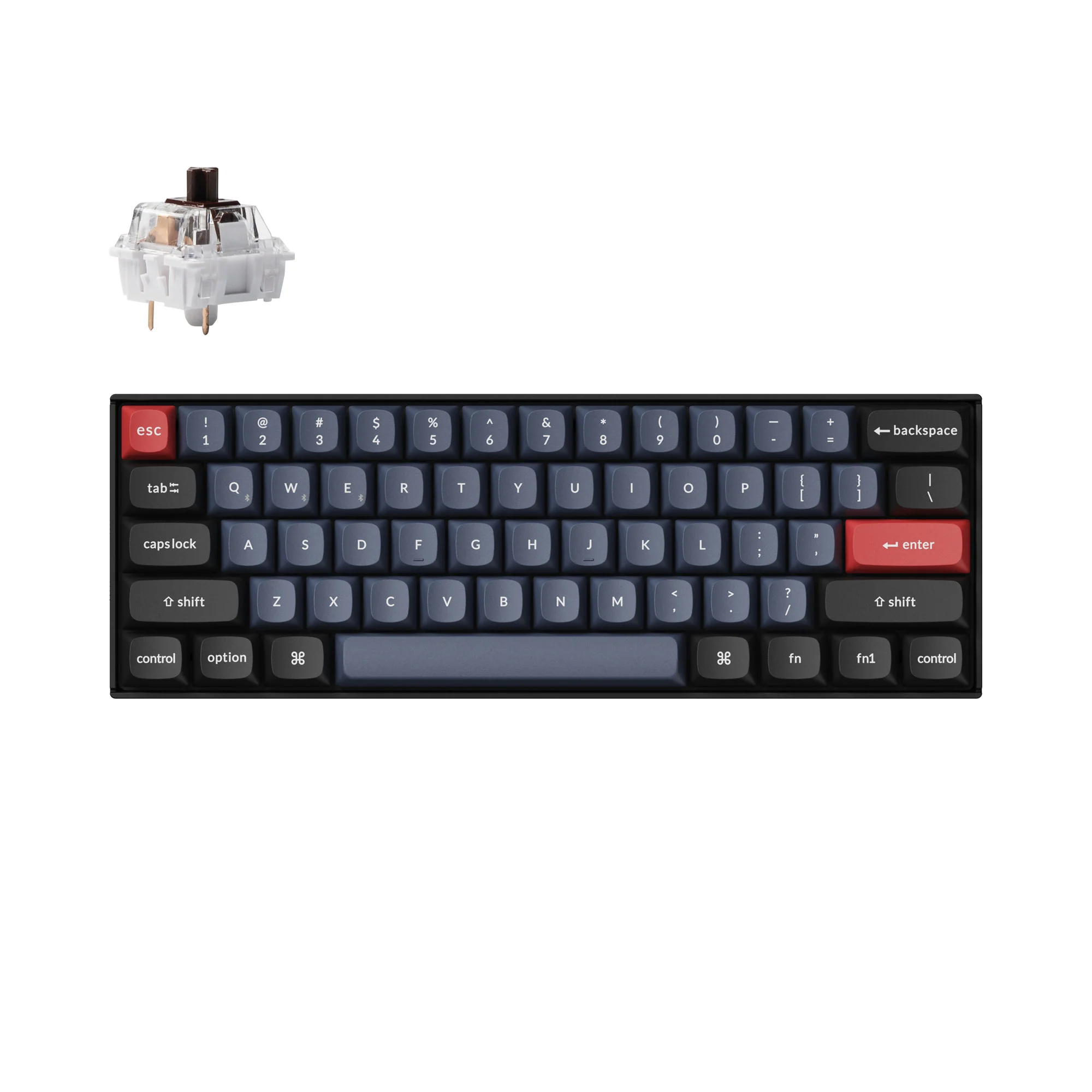 Keychron K12 Pro QMK/VIA trådløst mekanisk tastatur
