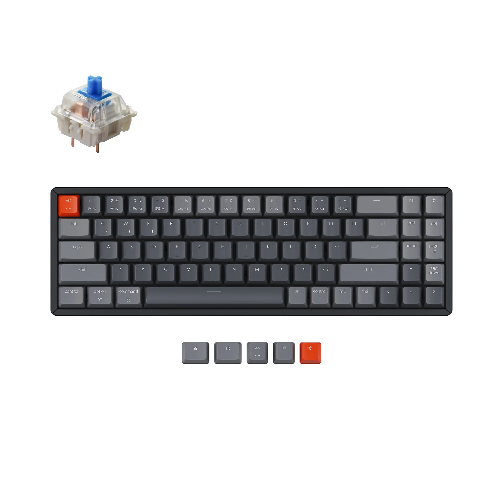 Teclado mecánico inalámbrico Keychron K14