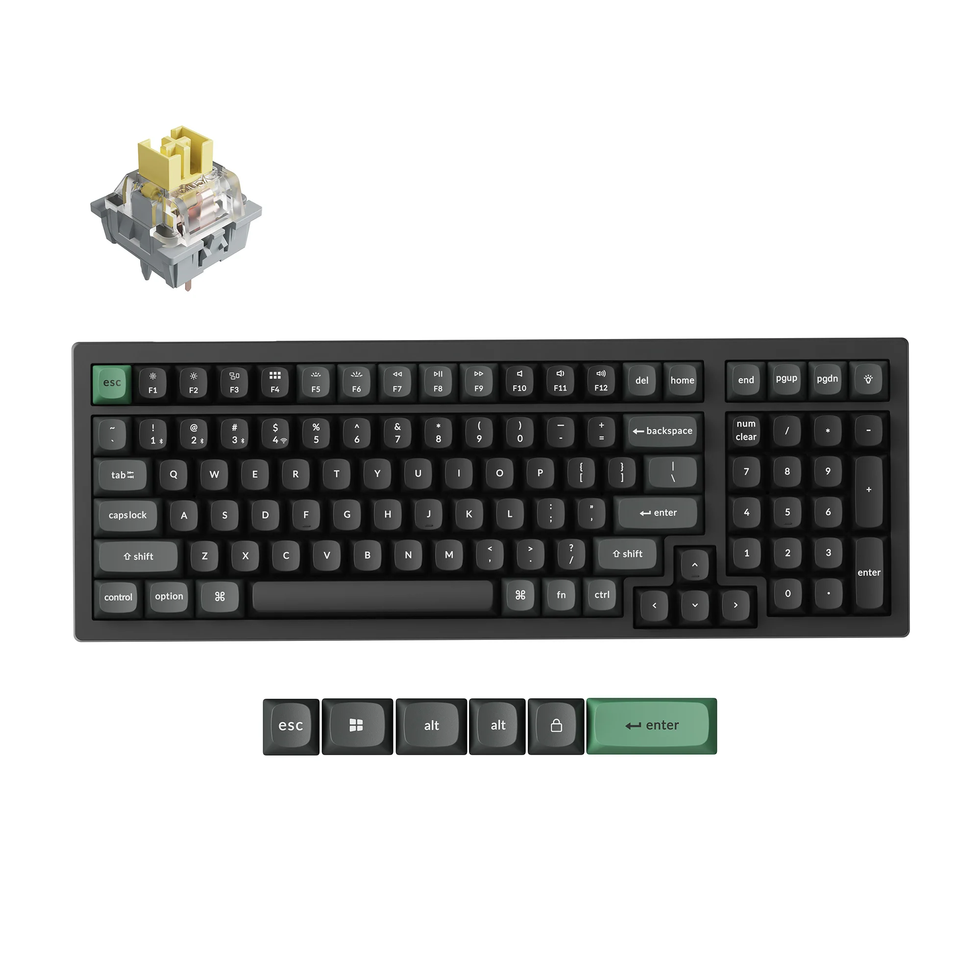 Teclado mecánico inalámbrico personalizado Keychron K4 Ultra 8K