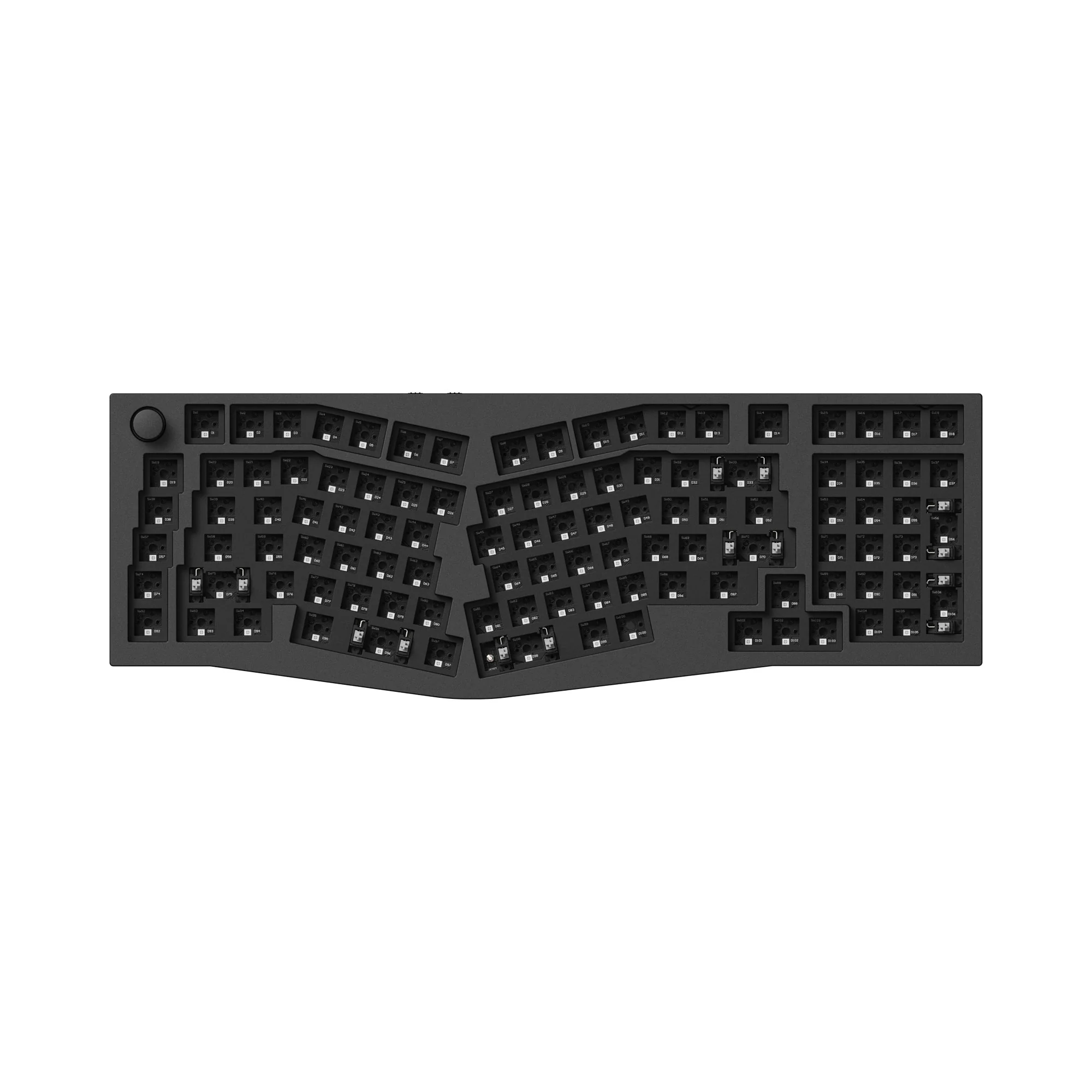 Teclado Mecânico Personalizado Sem Fio Keychron Q13 Pro (Layout Alice) QMK/VIA