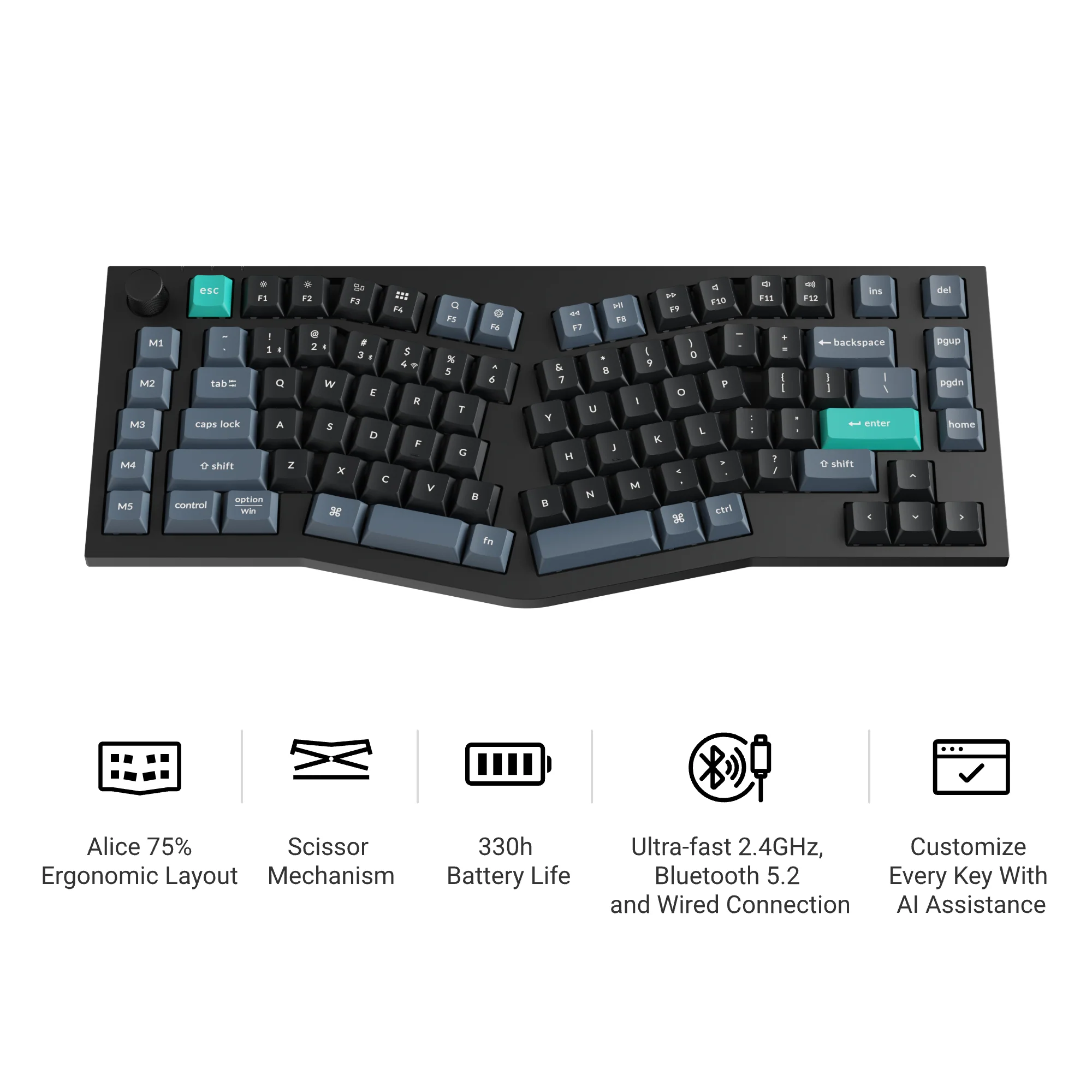 Teclado inalámbrico Keychron B40