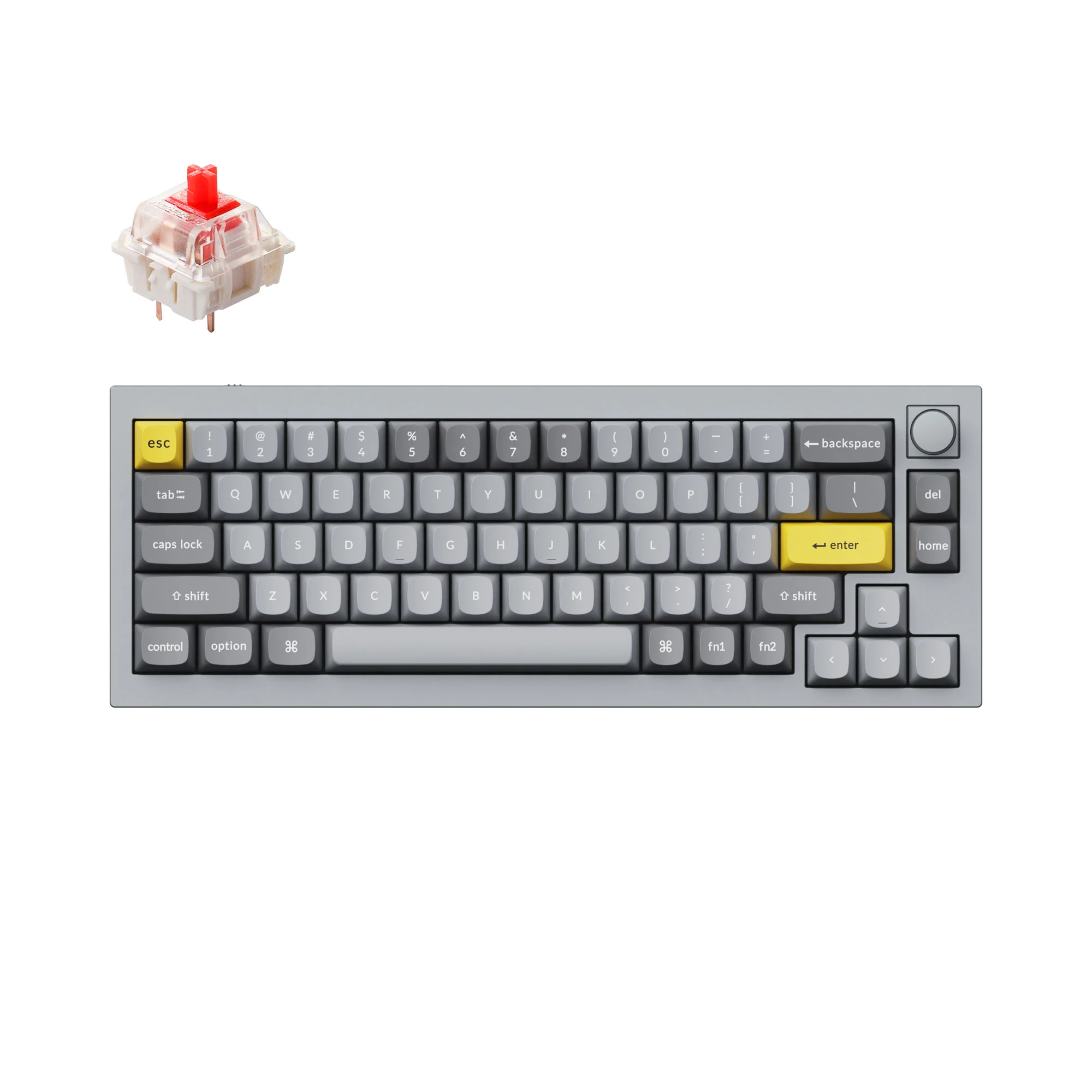 Teclado Mecânico Customizado QMK Keychron Q2