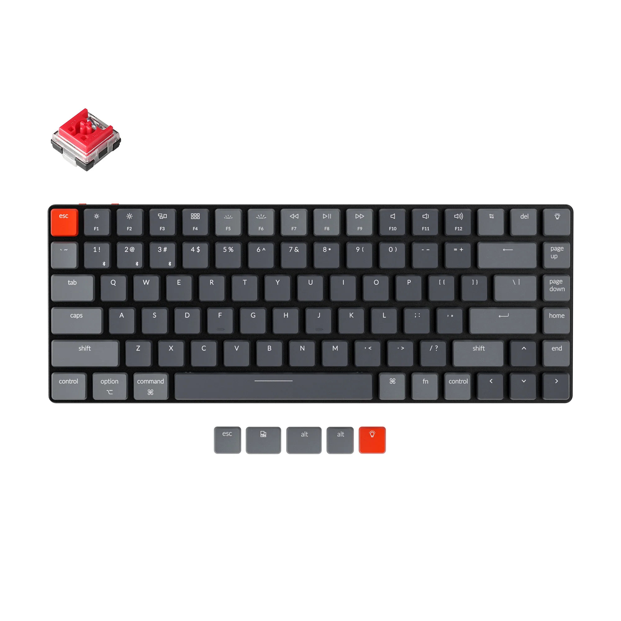 Keychron K3 ultracienka bezprzewodowa klawiatura mechaniczna (wersja 2)