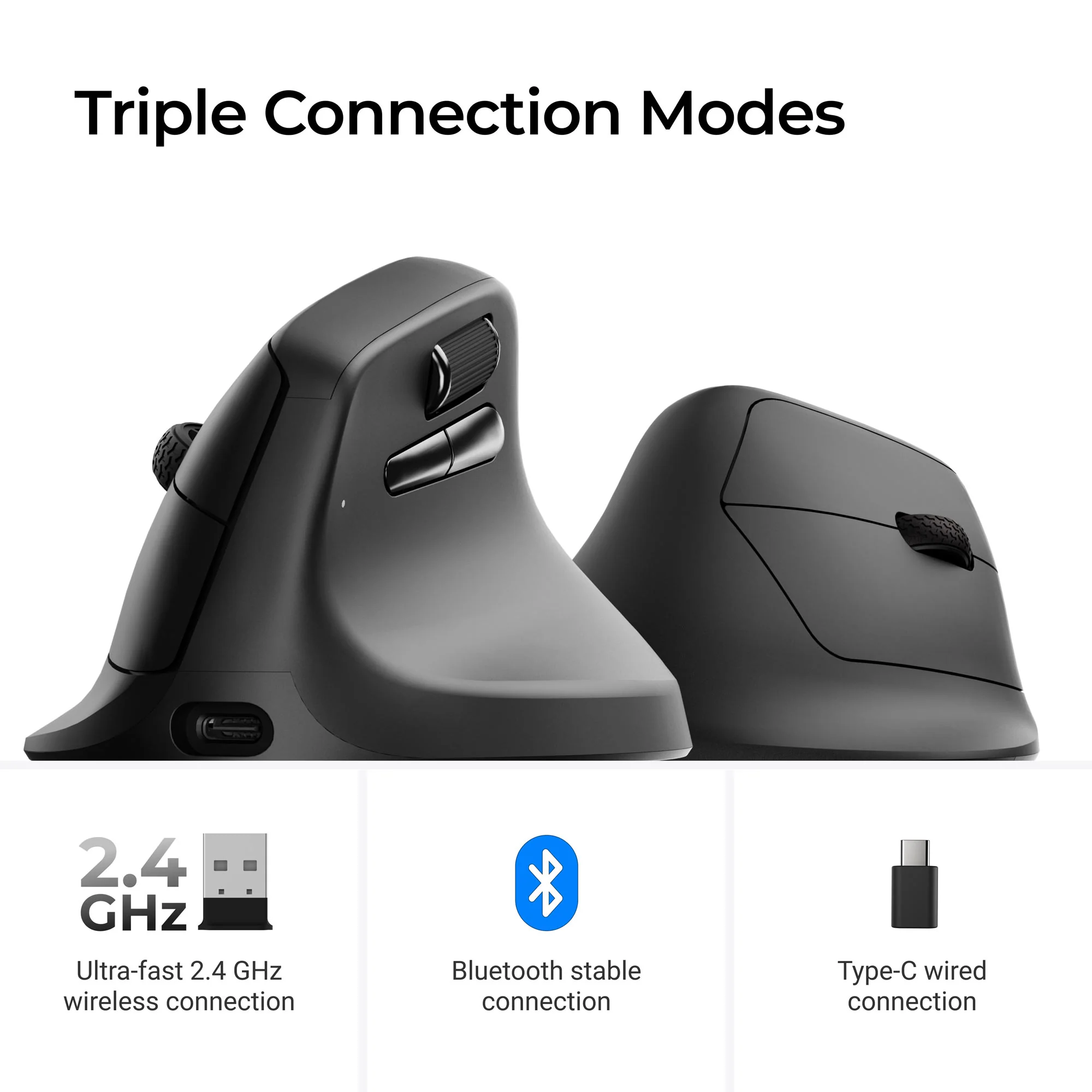 Keychron M5 Bezprzewodowa mysz ergonomiczna