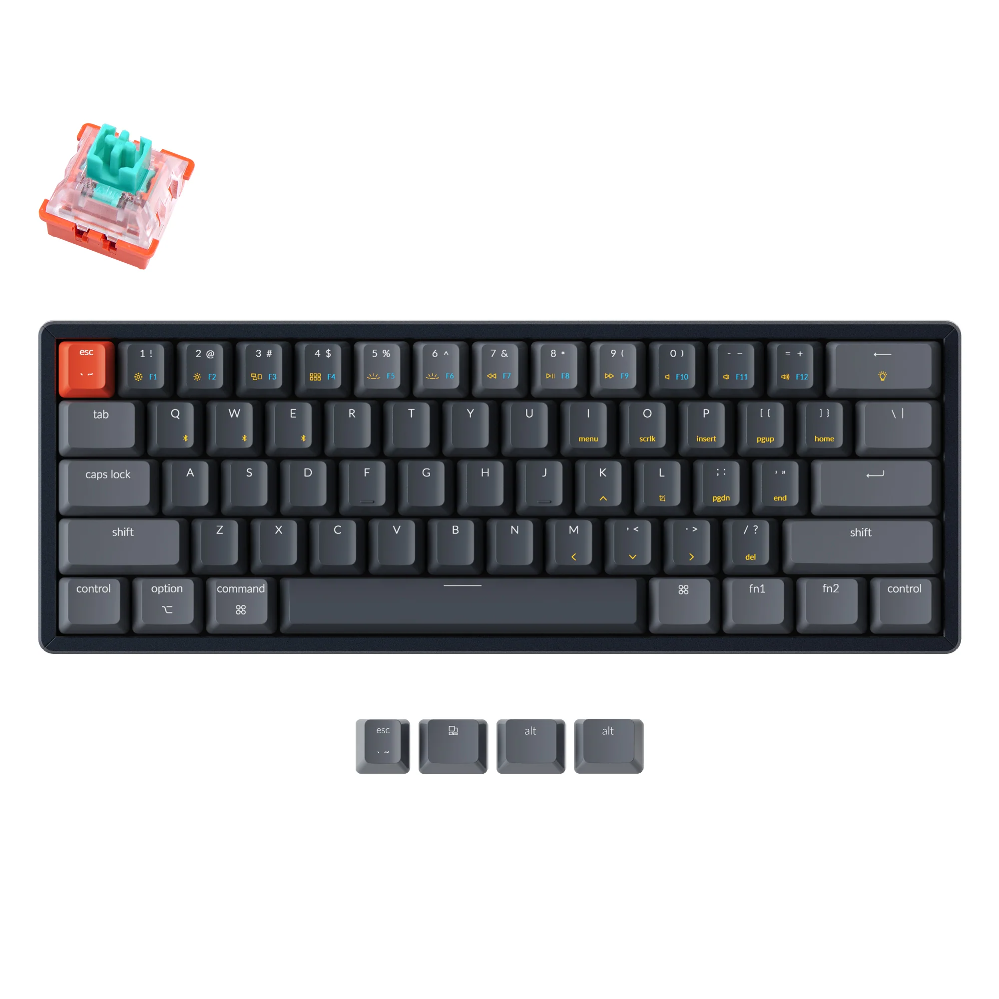 Bezprzewodowa mechaniczna klawiatura Keychron K12
