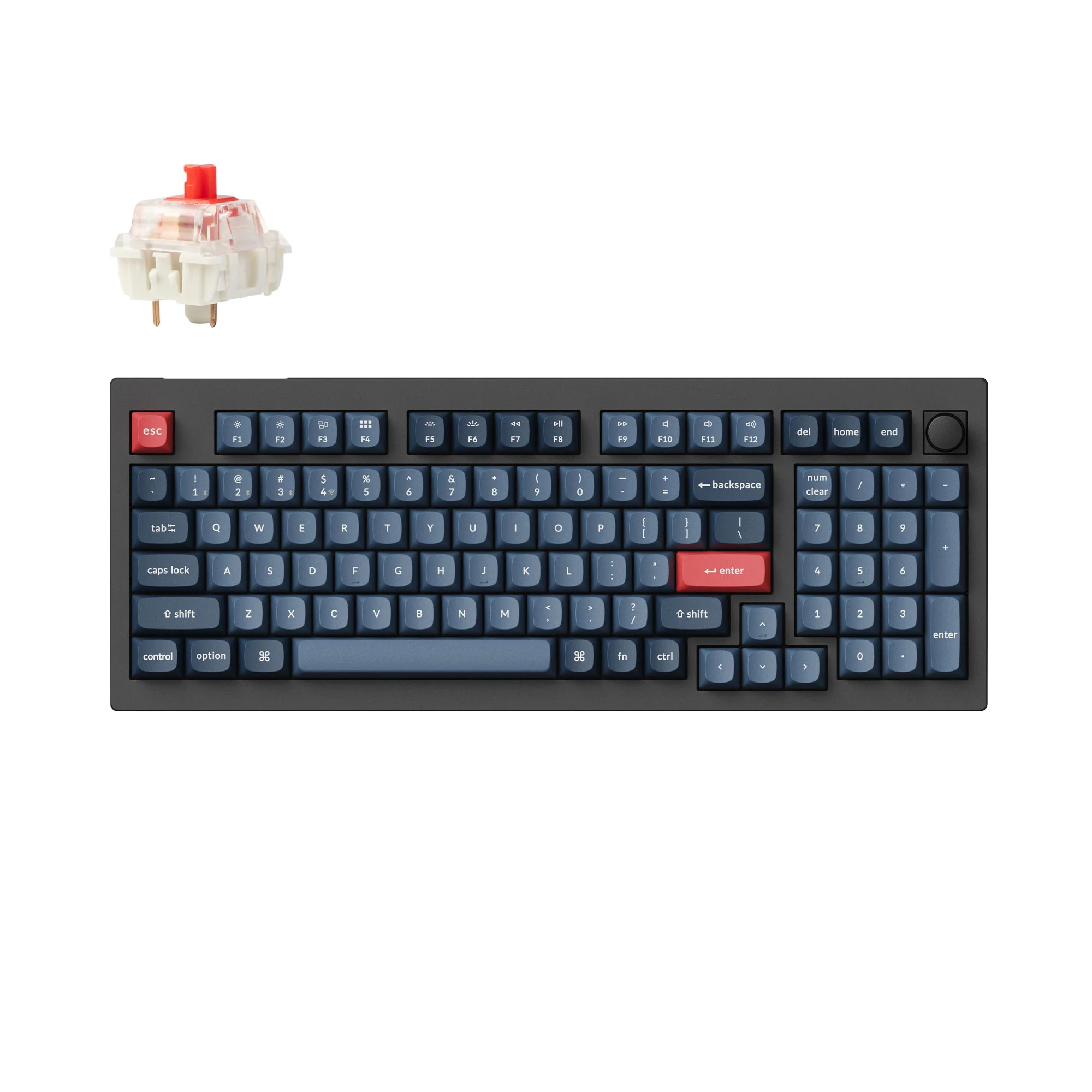 Teclado mecánico personalizado inalámbrico Keychron V5 Max QMK/VIA