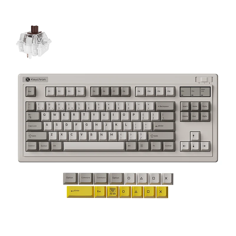 Clavier mécanique sans fil Keychron R3 QMK