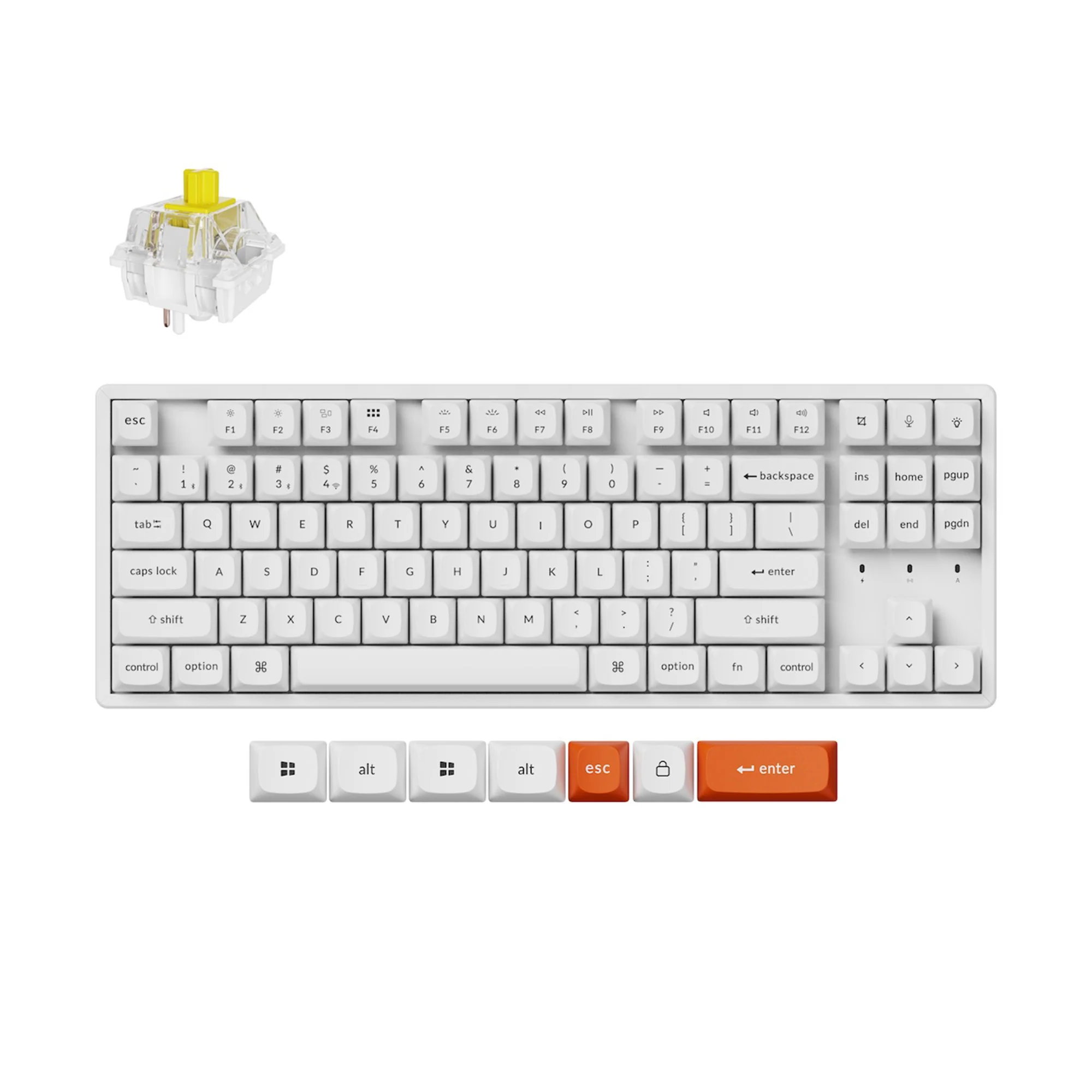 Keychron K8 Max QMK Teclado mecánico inalámbrico