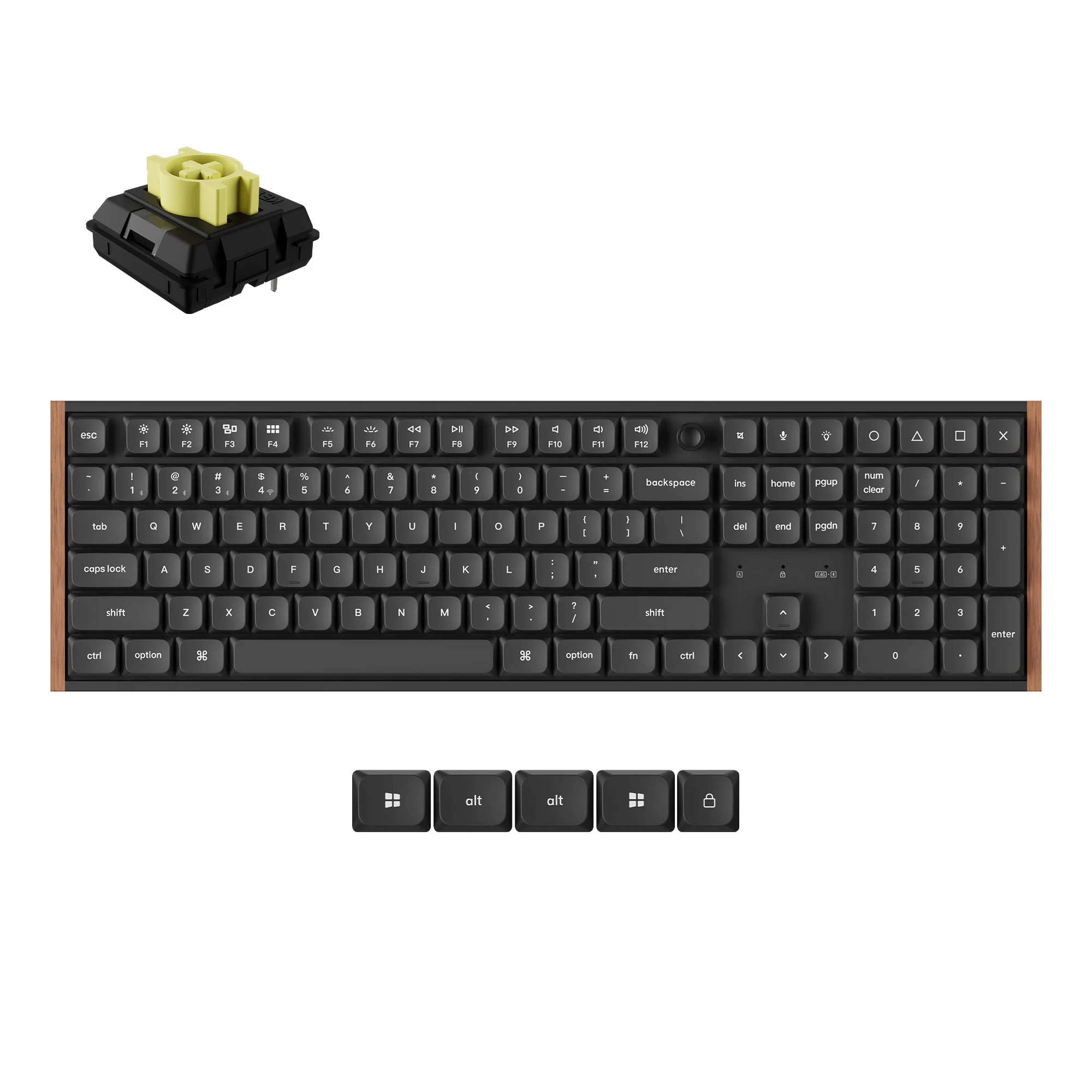 Teclado mecánico inalámbrico personalizado Keychron K5 Ultra 8K