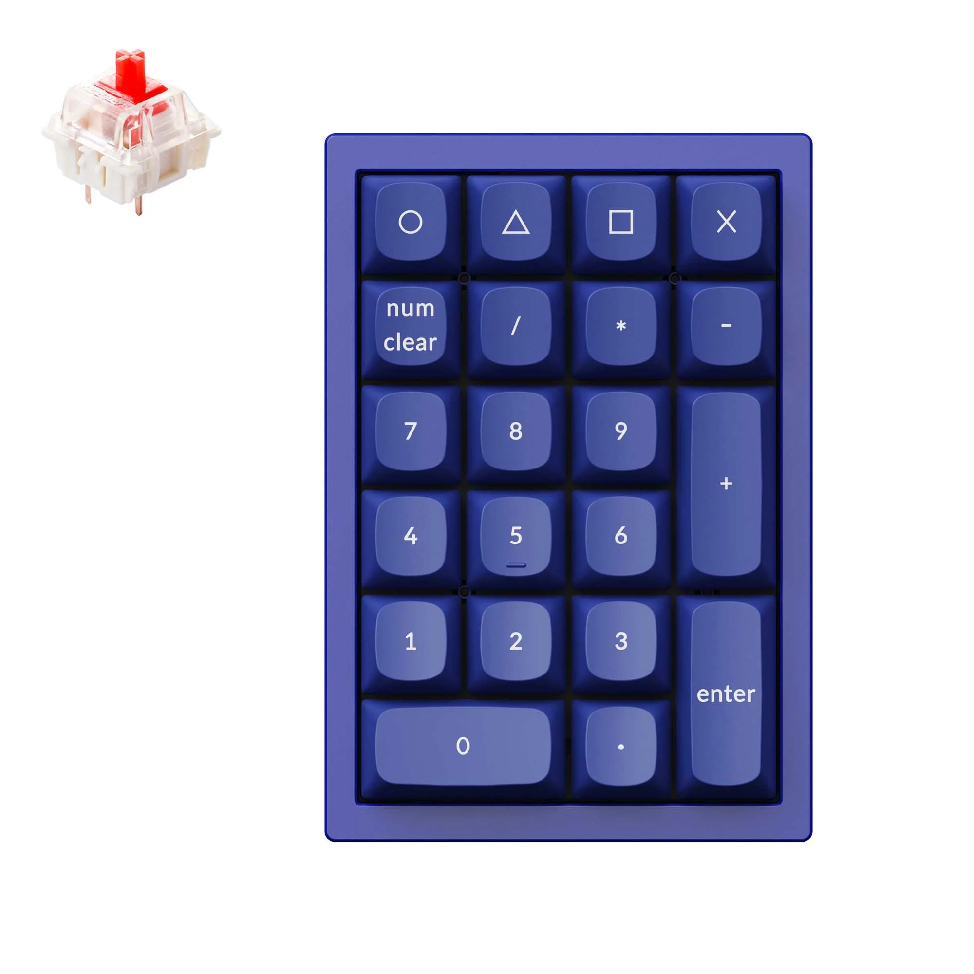 Keychron Q0 QMK Custom nummerplatta
