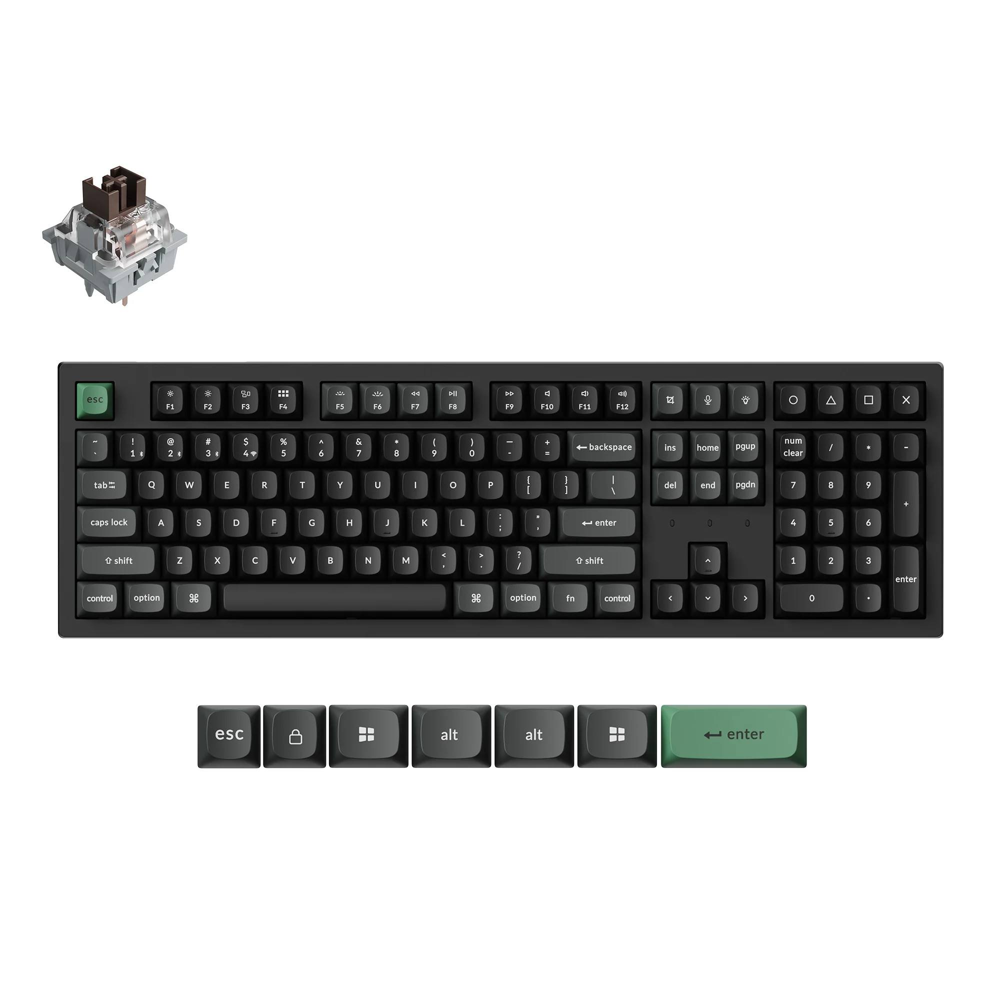 Teclado mecánico inalámbrico personalizado Keychron K10 Ultra 8K