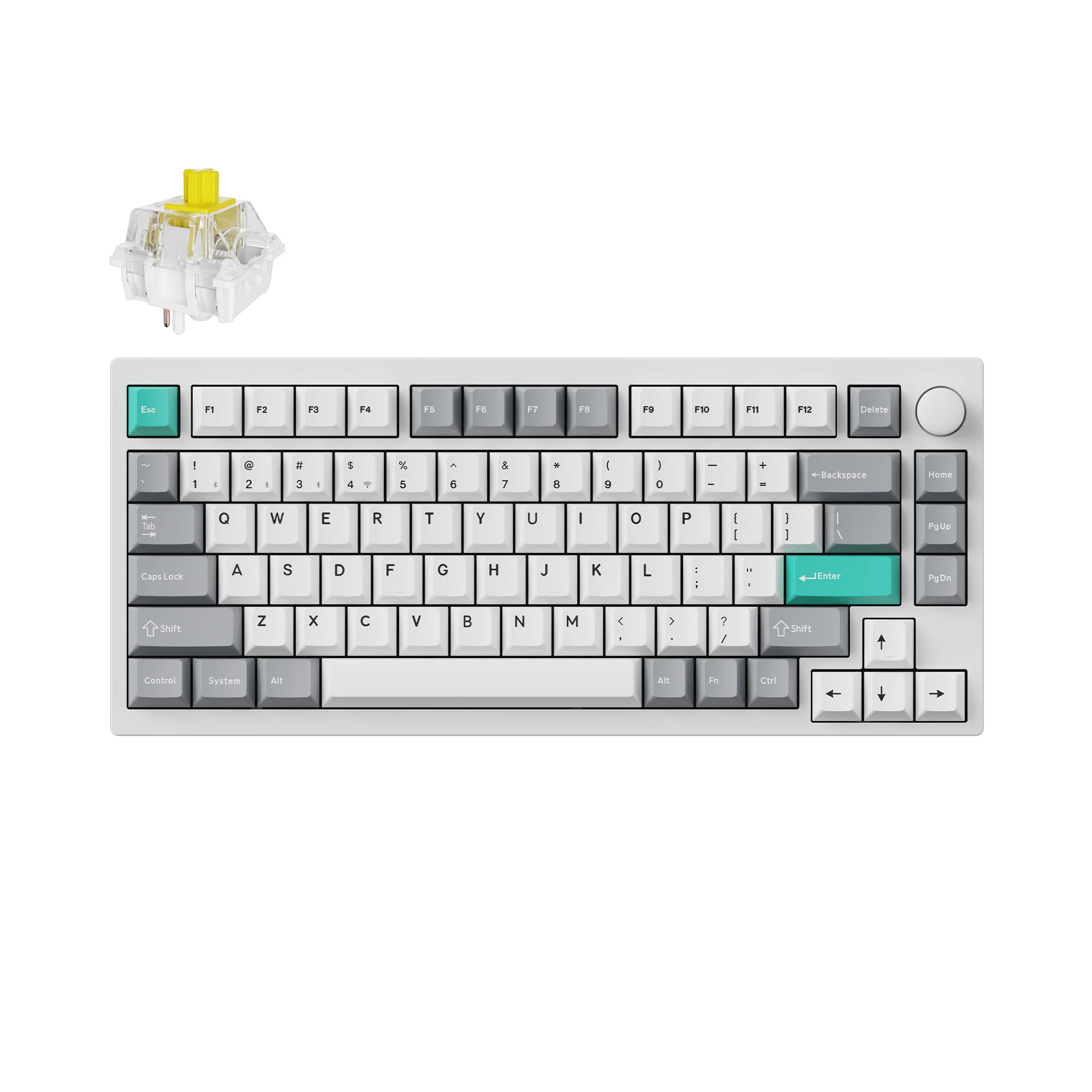 Lemokey P1 QMK/VIA mukautettu pelinäppäimistö