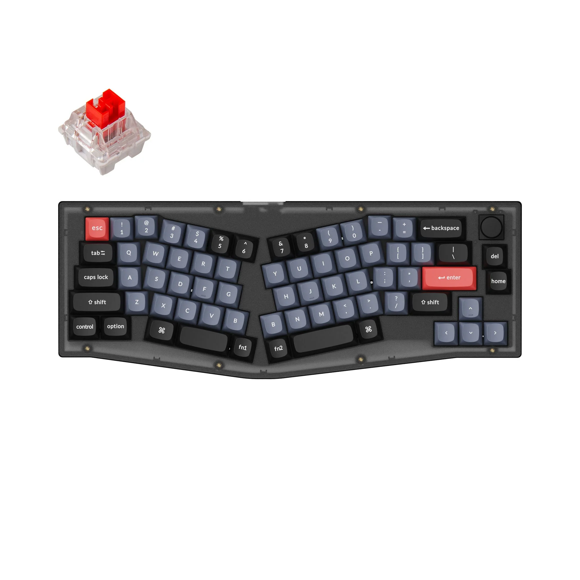 Keychron V8 (Distribución Alice) QMK Teclado Mecánico Personalizado