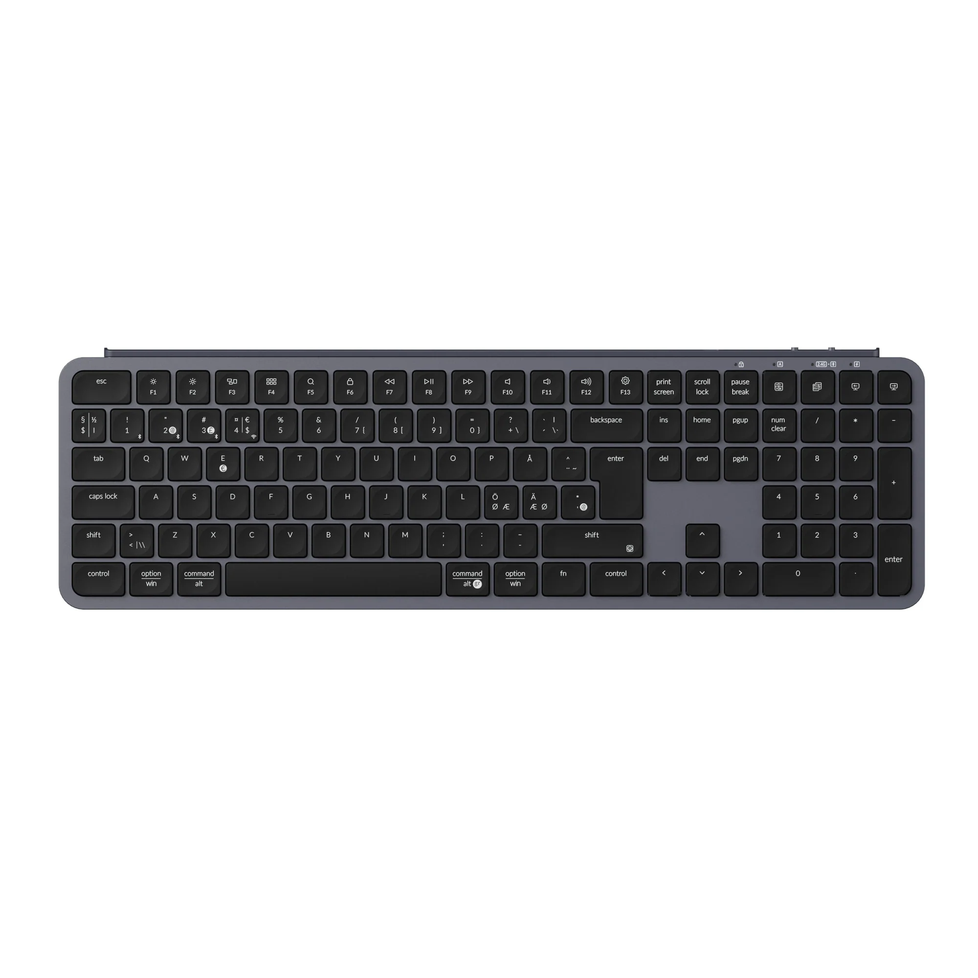 Keychron B6 Pro ultraslankt trådløst tastatur ISO-layout-kollektion