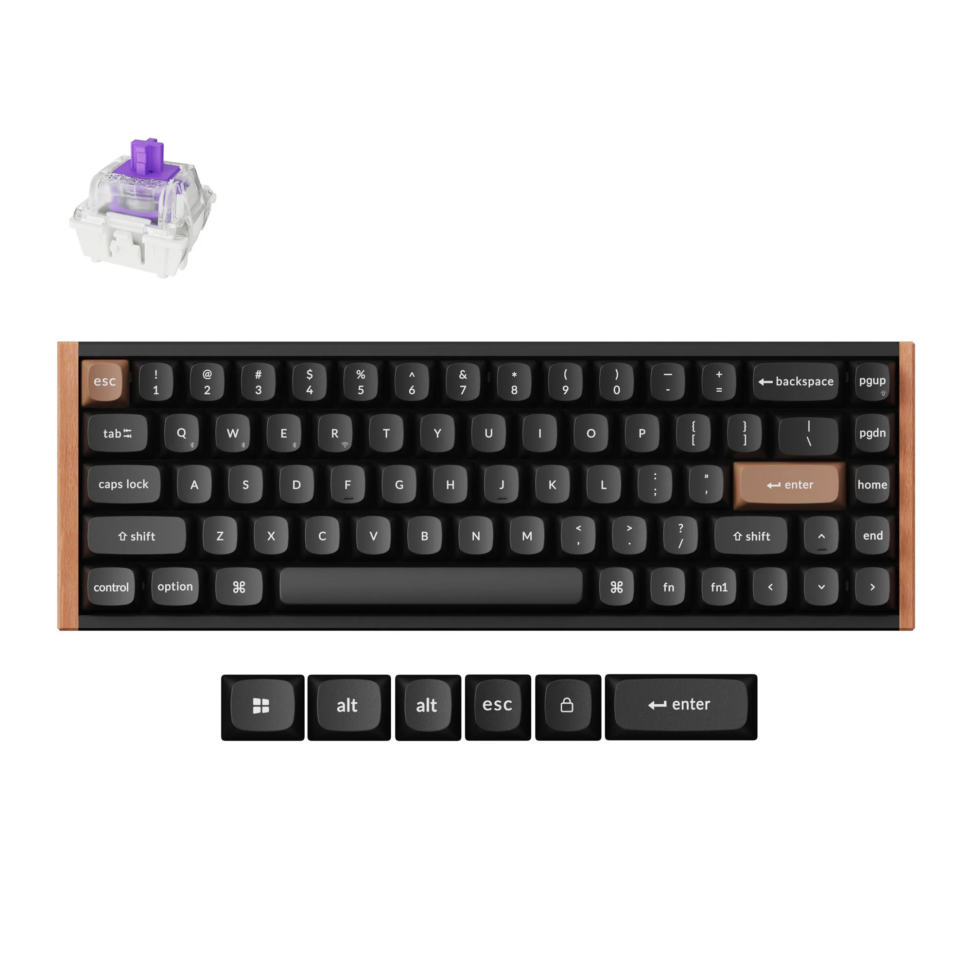 Keychron K6 HE Teclado inalámbrico con interruptor magnético