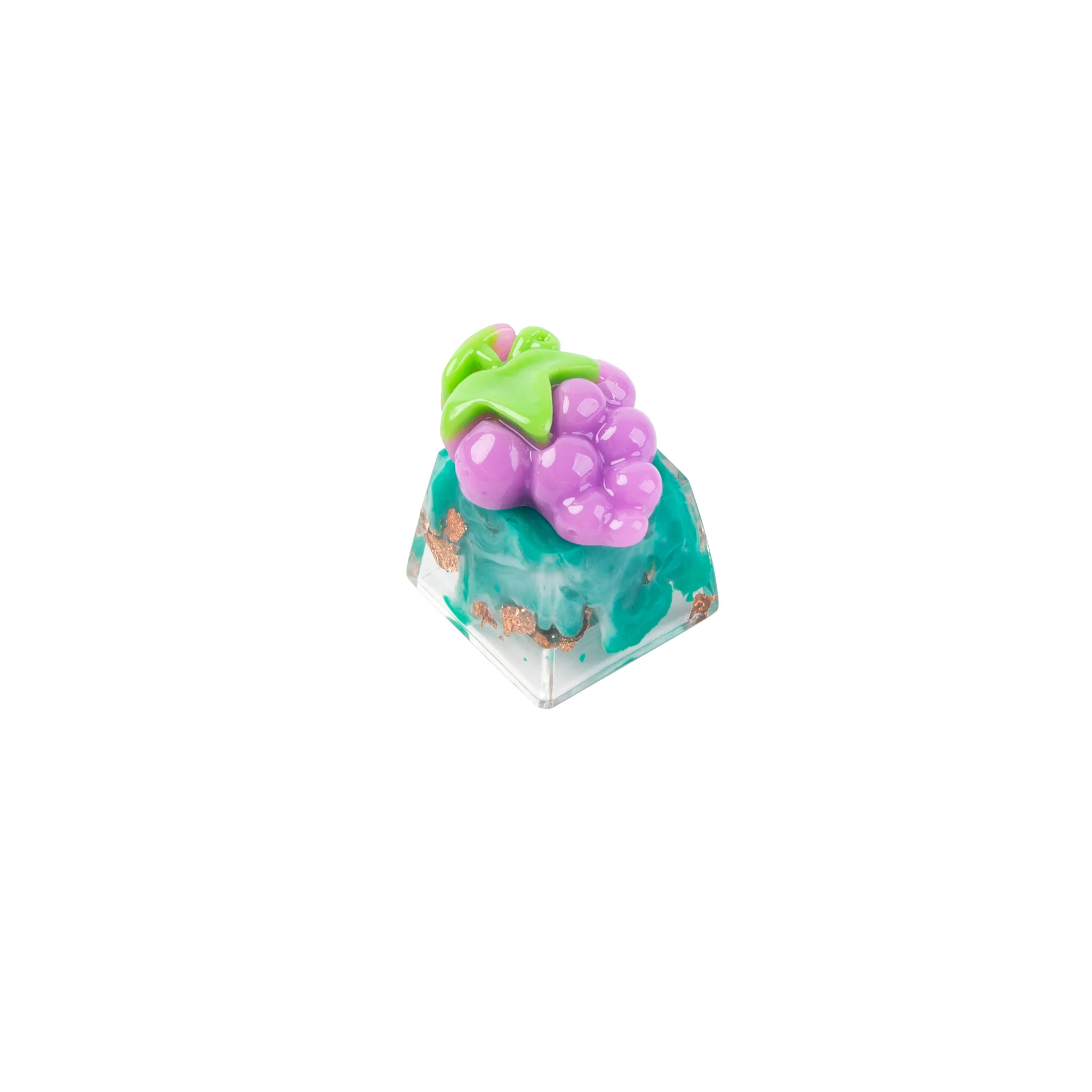 Keycap artesanal de resina Fruta Linda
