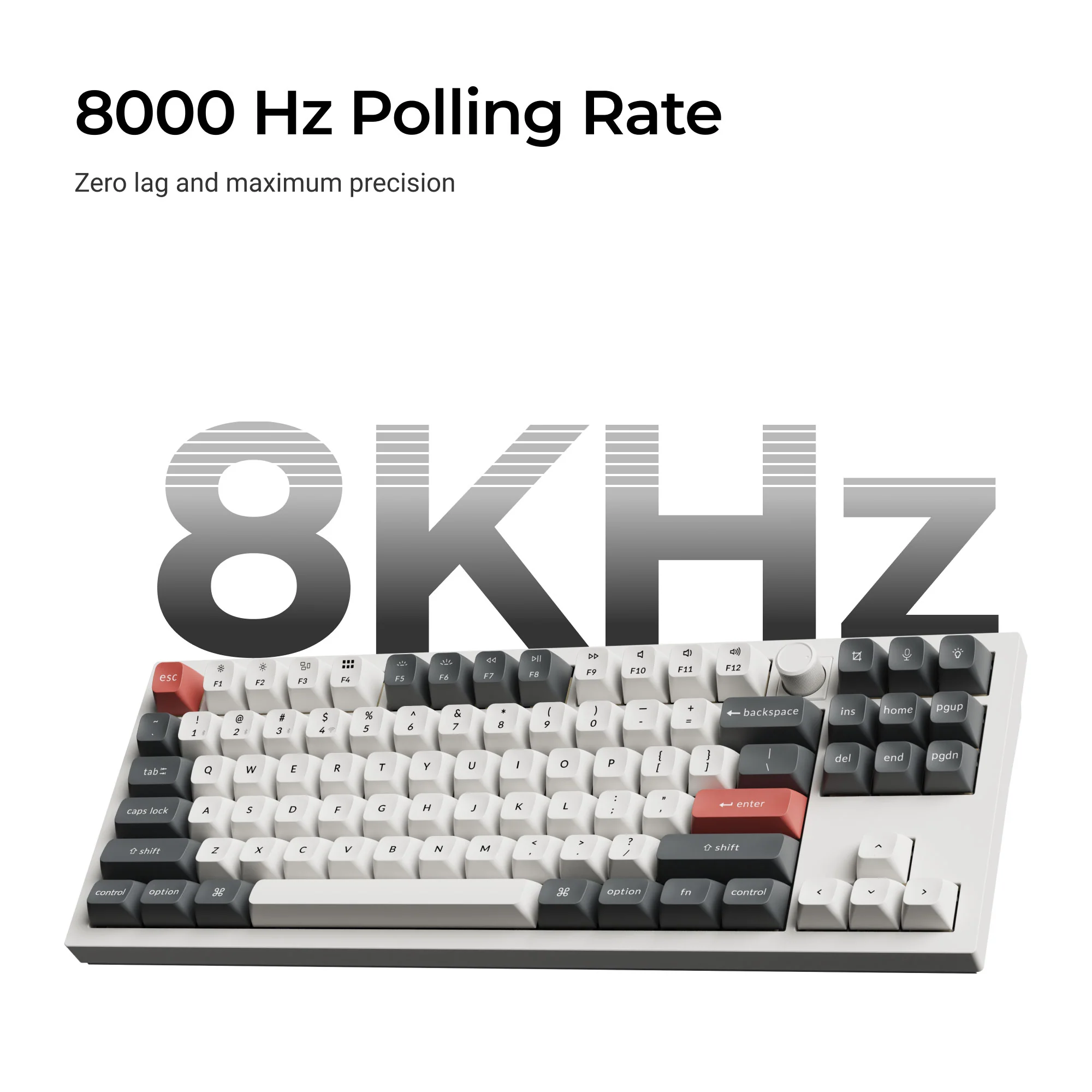 Teclado mecánico personalizado inalámbrico Keychron Q3 Ultra 8K