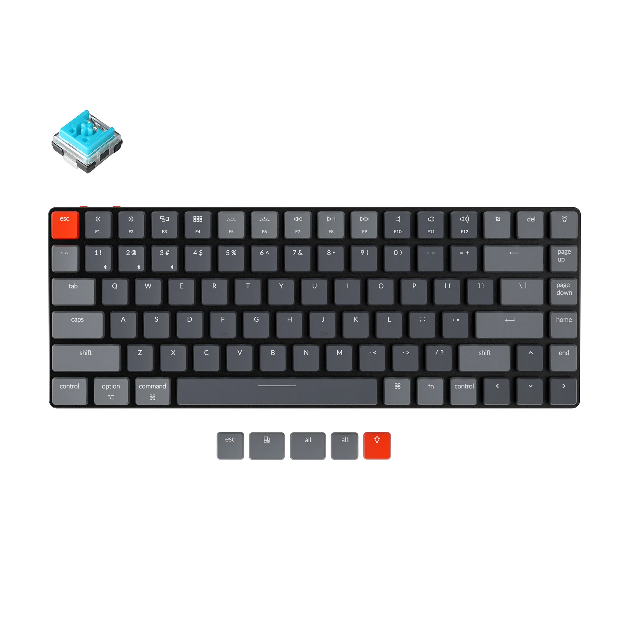Keychron K3 ultracienka bezprzewodowa klawiatura mechaniczna (wersja 2)