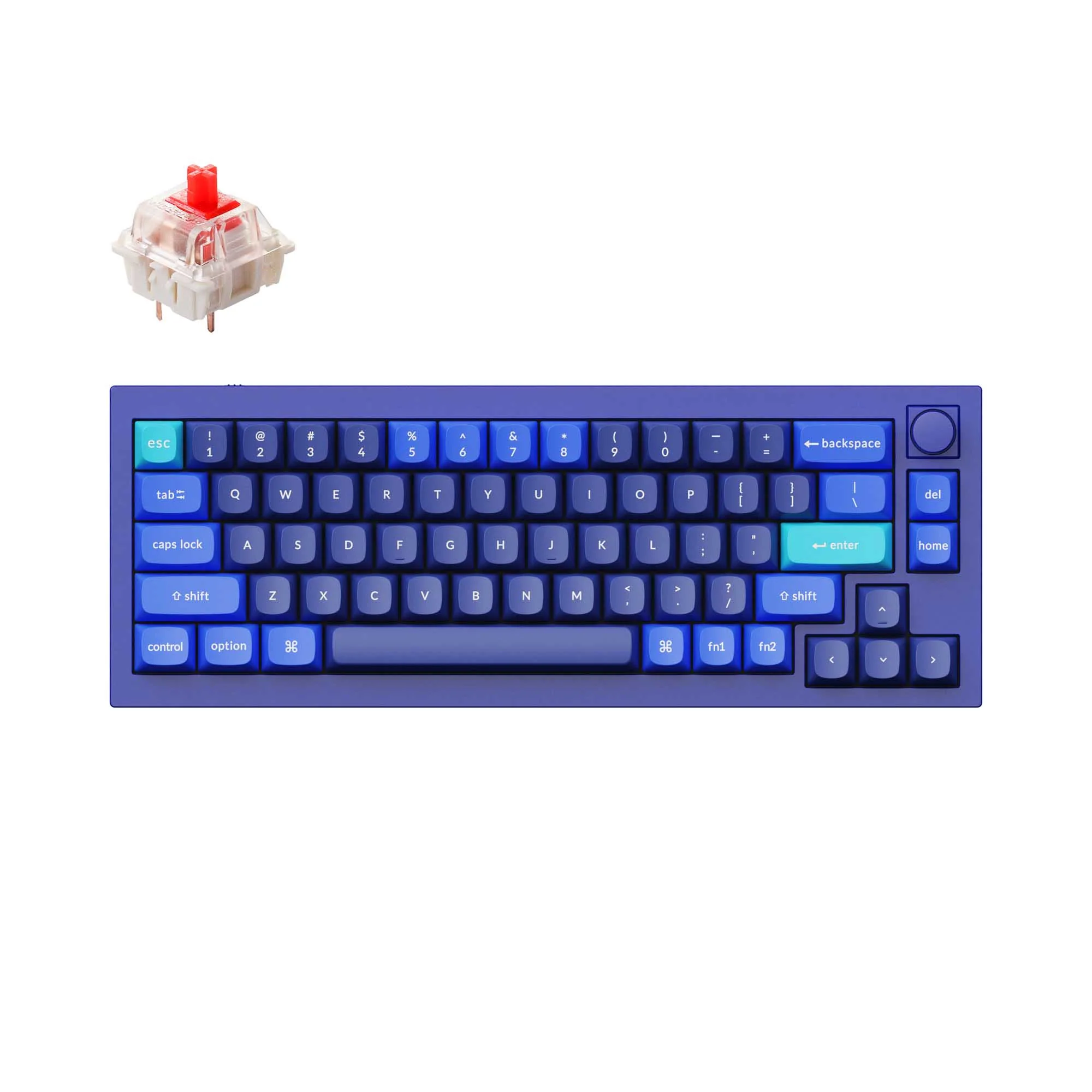 Teclado Mecânico Customizado QMK Keychron Q2