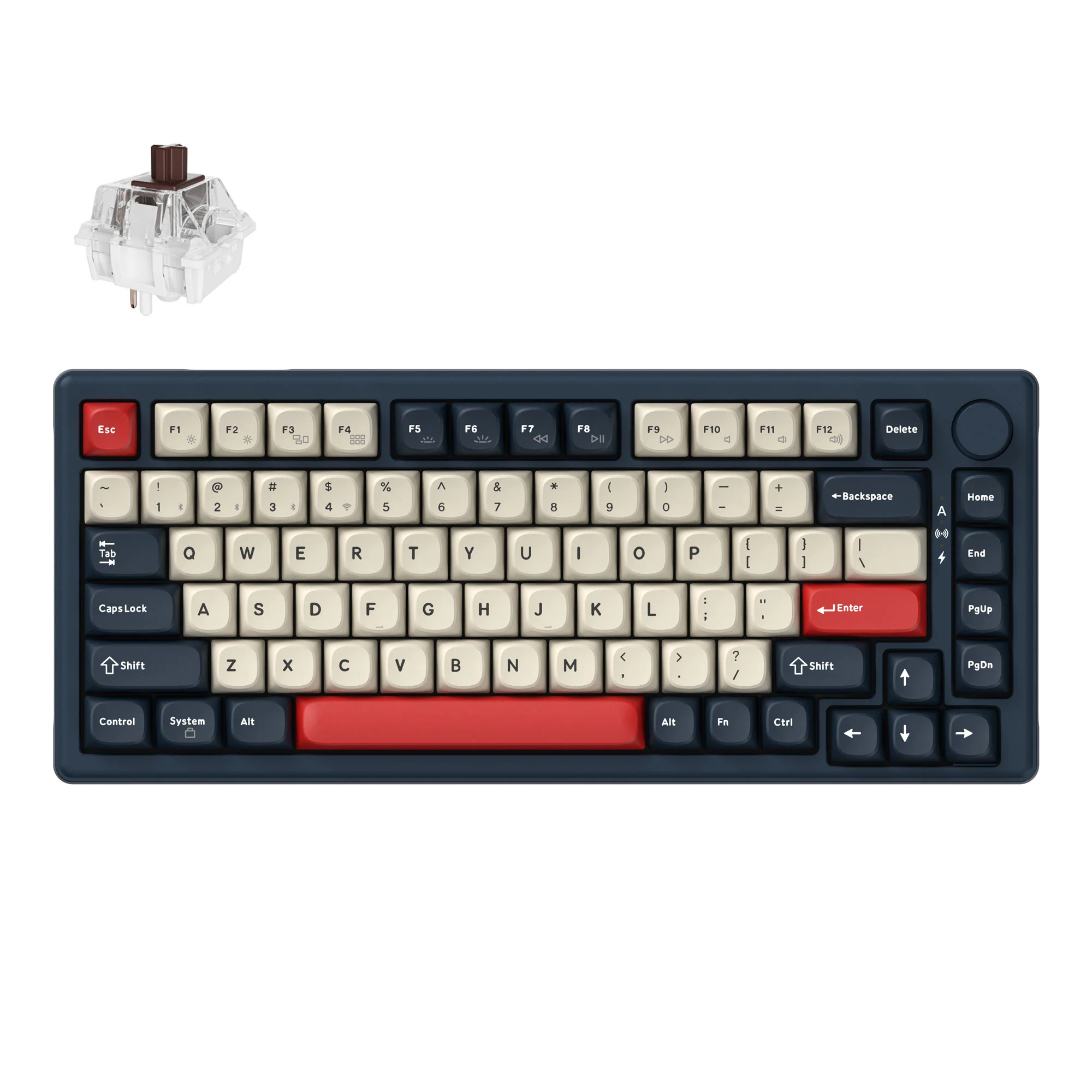 Keychron J2 QMK trådløst mekanisk tastatur