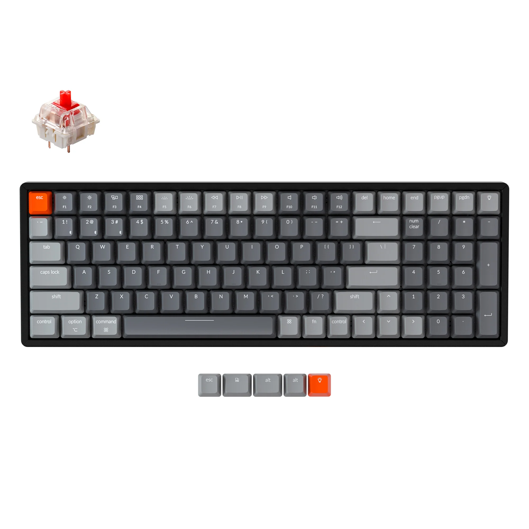 Teclado mecánico inalámbrico Keychron K4 (Versión 2)