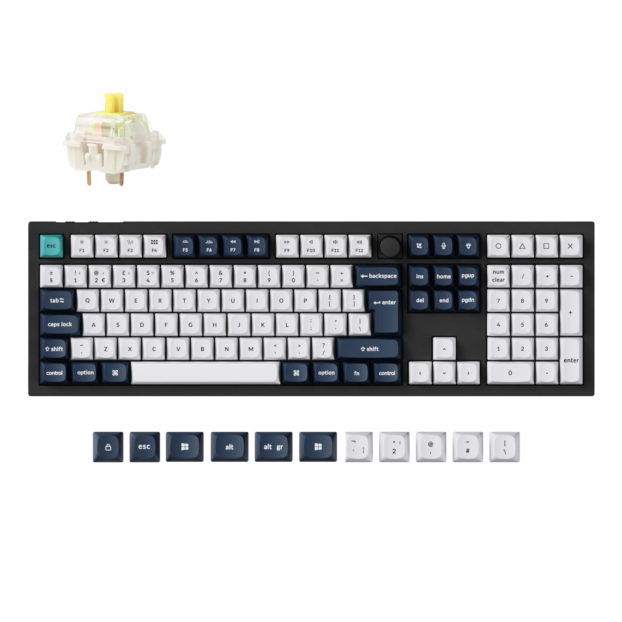 Keychron Q6 Max QMK/VIA Teclado mecánico inalámbrico personalizado Colección ISO