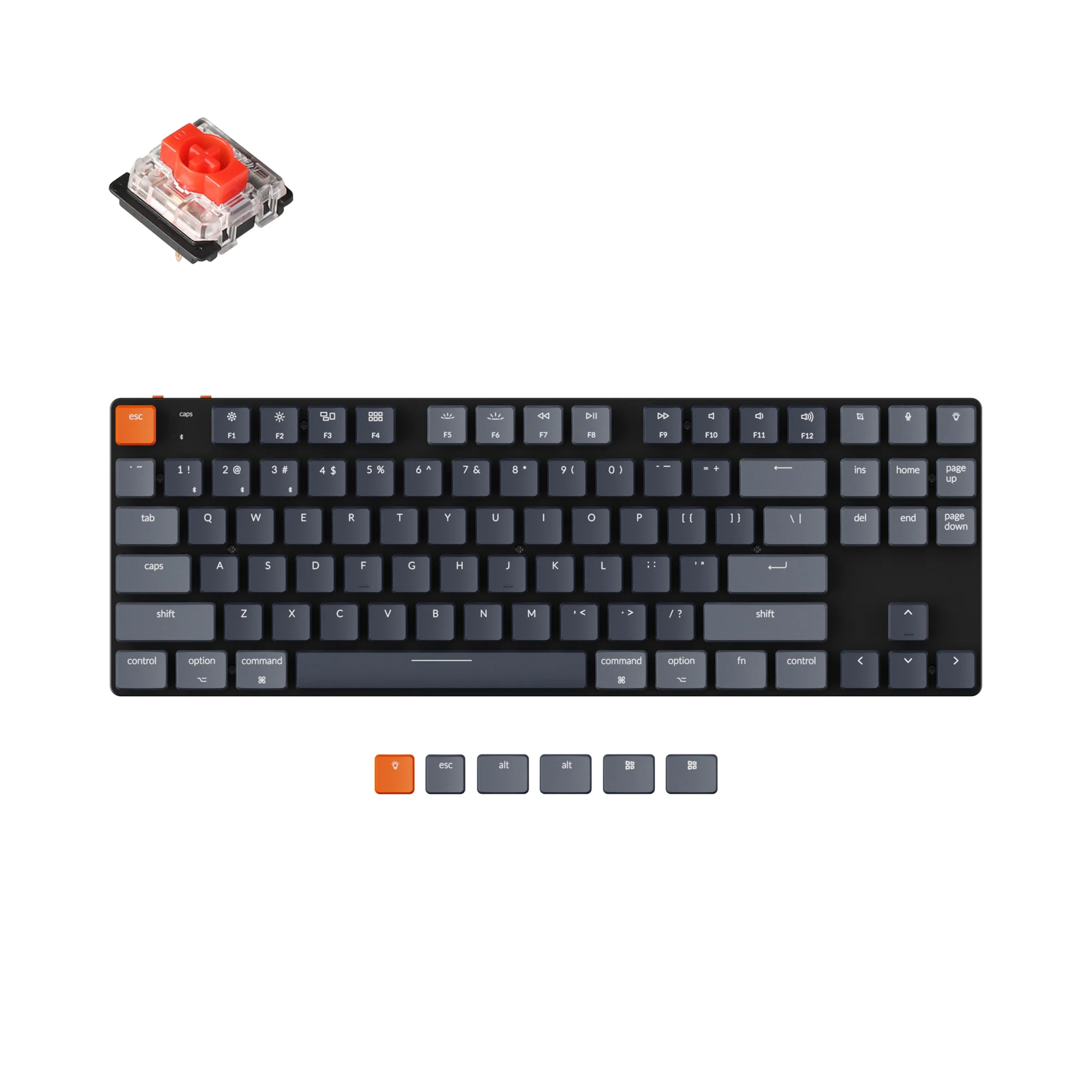 Teclado mecânico sem fio Keychron K1 SE (Versão 5)