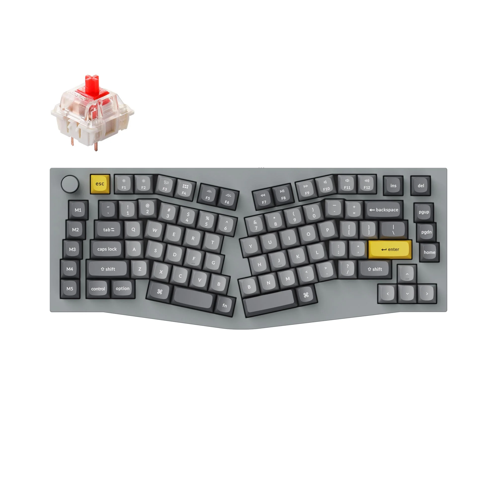 Keychron Q10 (Alice-Layout) QMK Custom Mechanische Tastatur