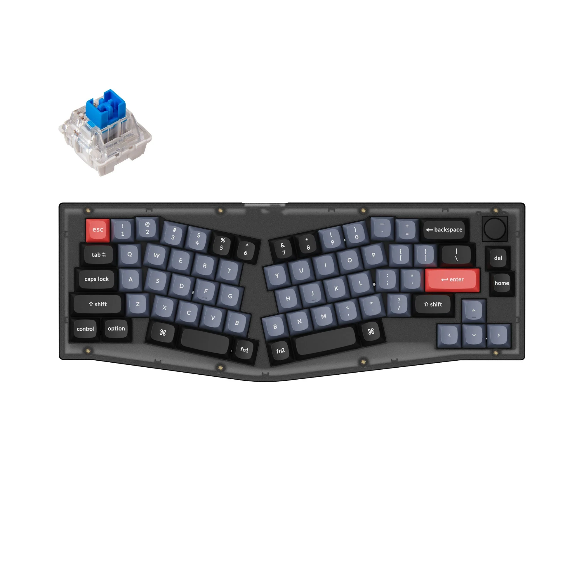 Keychron V8 (Distribución Alice) QMK Teclado Mecánico Personalizado