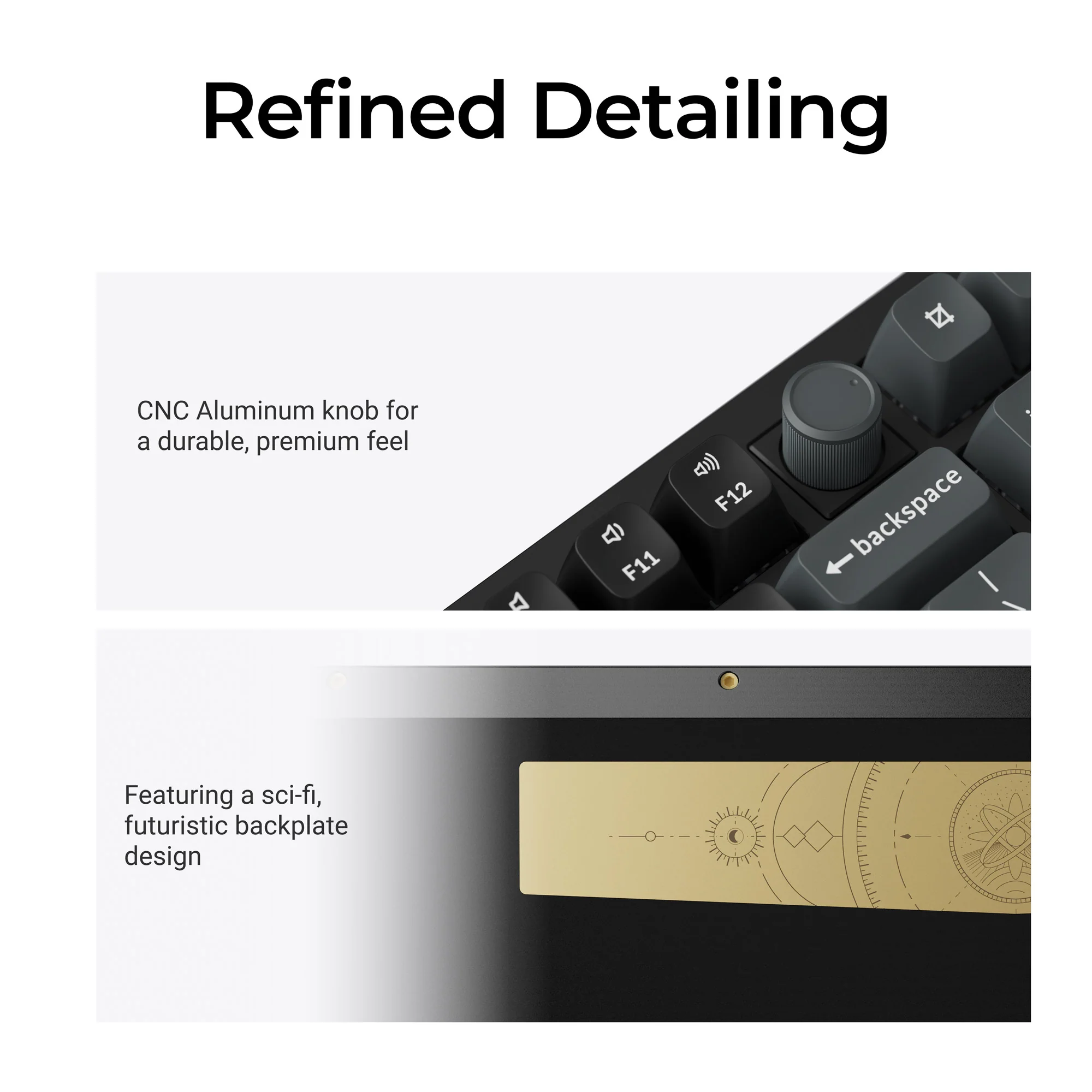 Teclado mecánico personalizado inalámbrico Keychron Q3 Ultra 8K