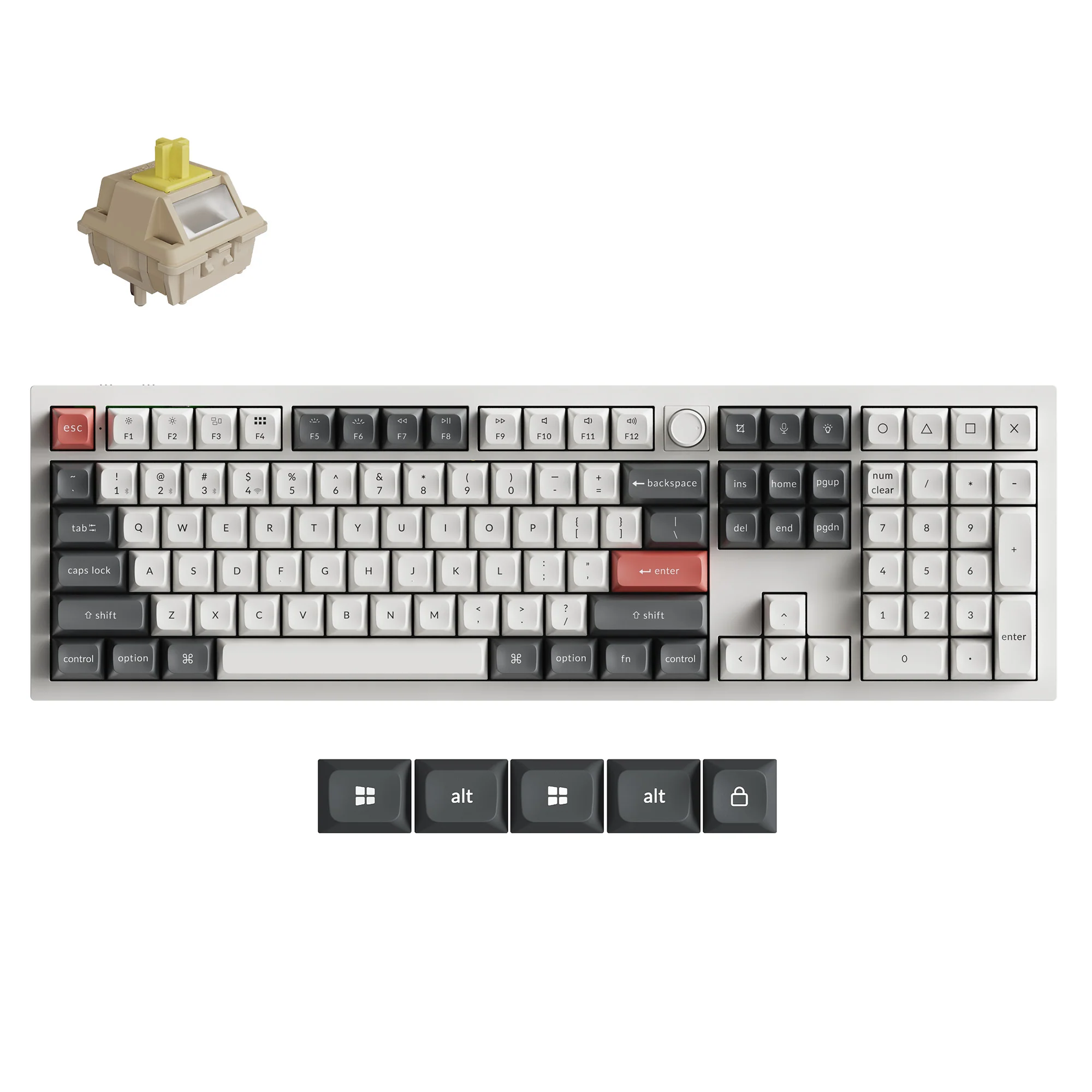 Keychron Q6 Ultra 8K langaton custom-mekaaninen näppäimistö