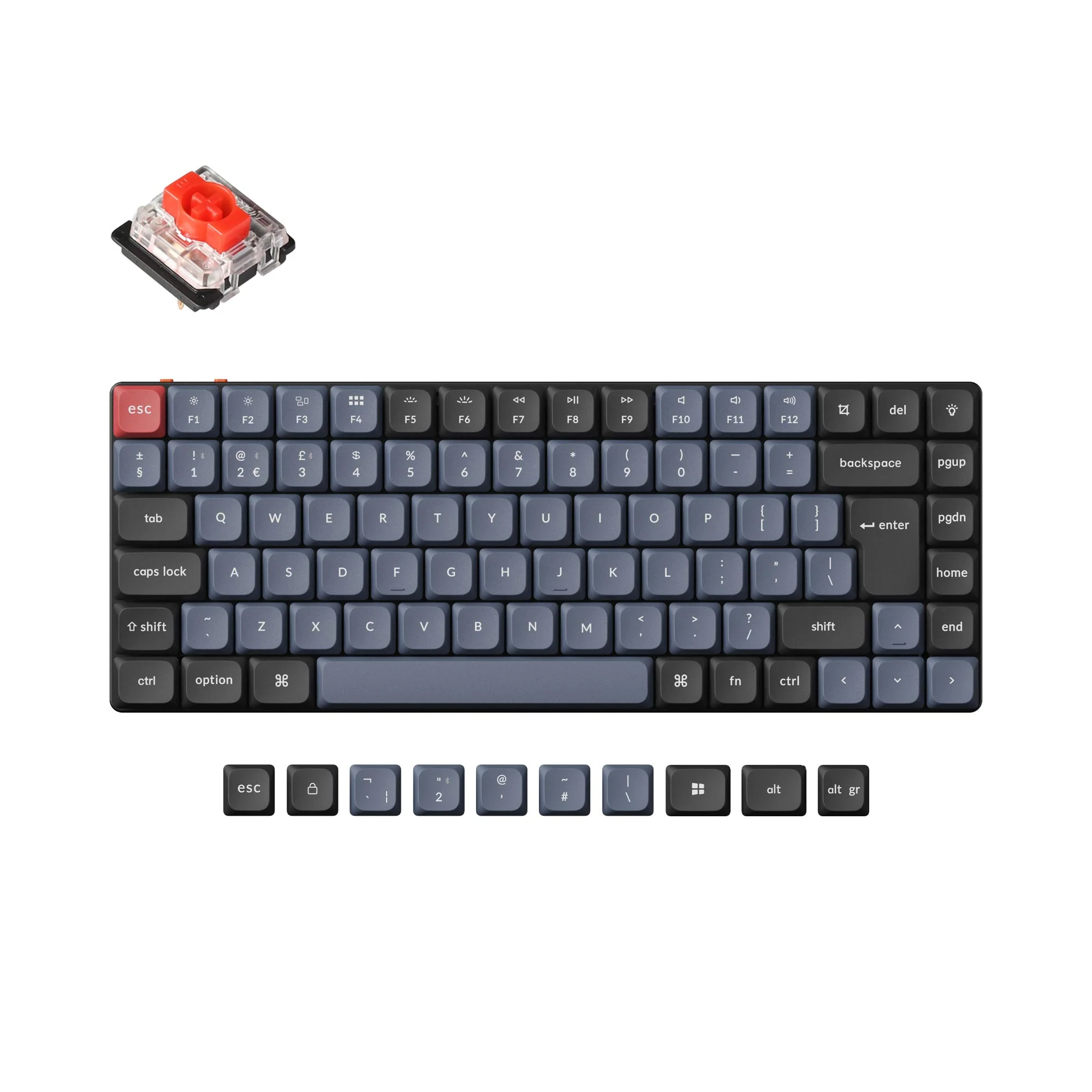 Keychron K3 Pro QMK/VIA Teclado mecánico inalámbrico - Colección de diseño ISO