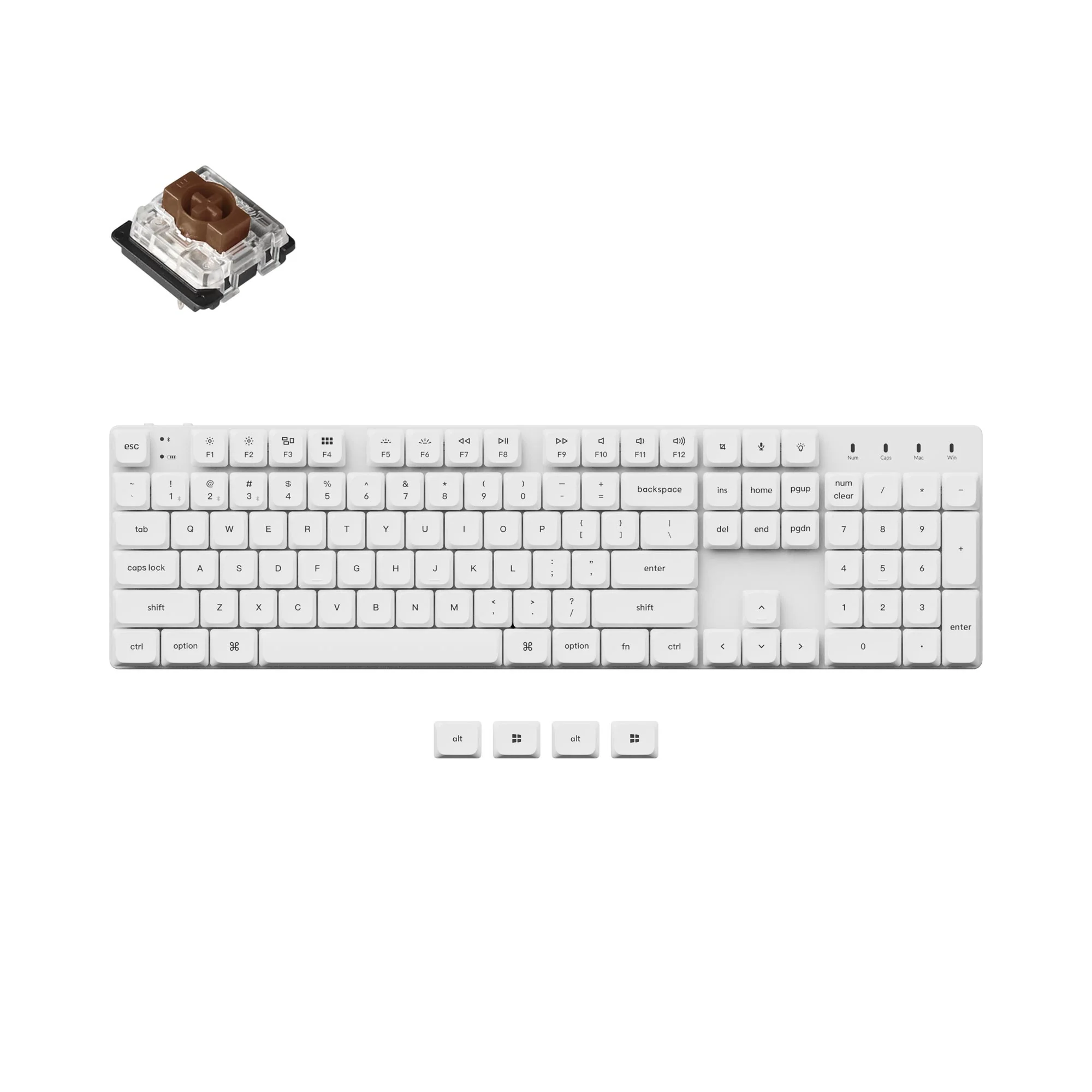 Teclado Mecânico Sem Fio Keychron K5 SE