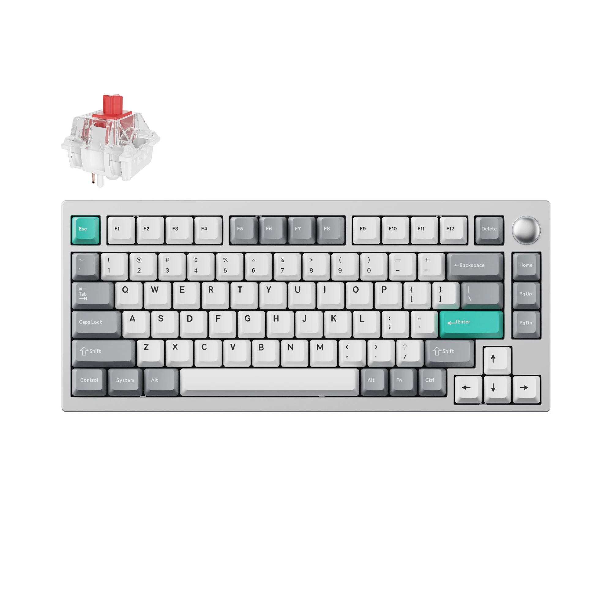 Lemokey P1 QMK/VIA mukautettu pelinäppäimistö