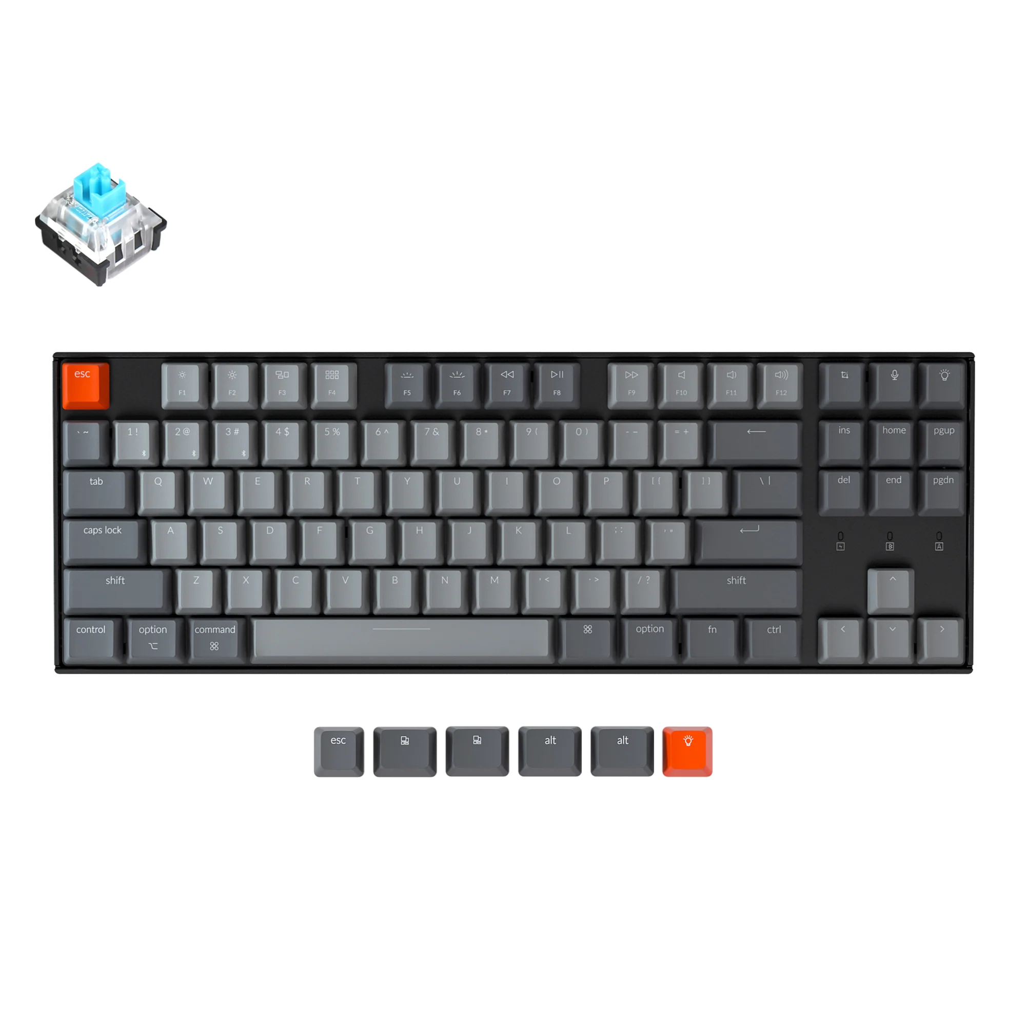 Teclado mecánico inalámbrico Keychron K8