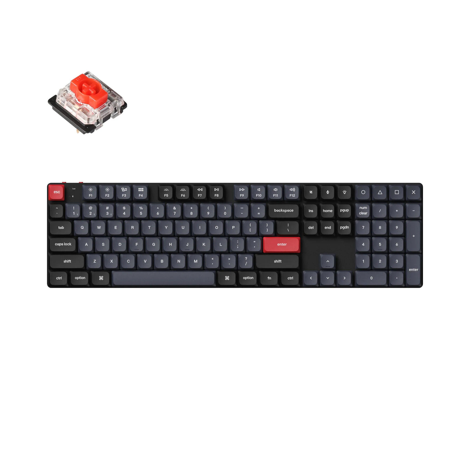 Clavier mécanique personnalisé sans fil Keychron K5 Pro QMK/VIA