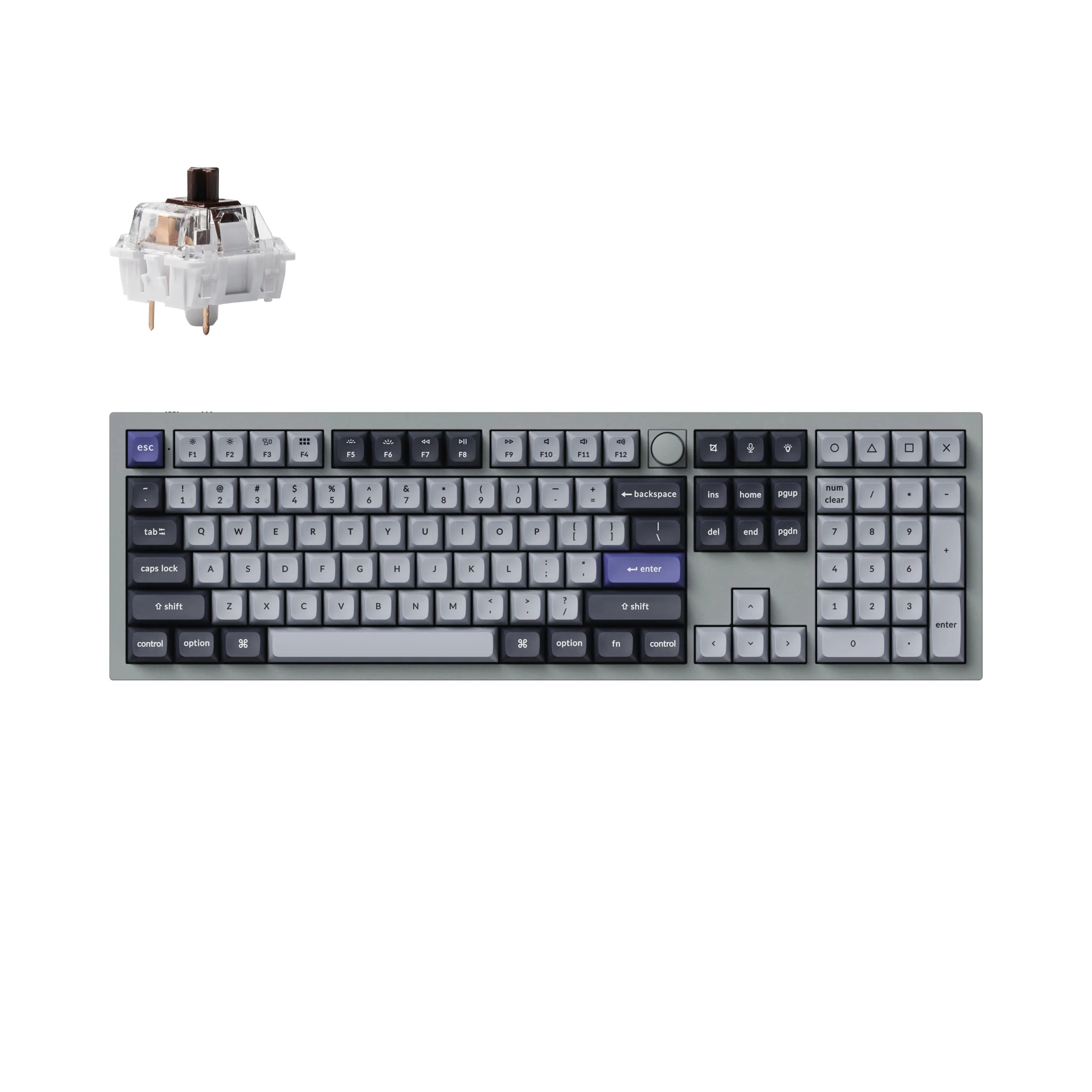 Keychron Q6 Pro QMK/VIA langaton mukautettu mekaaninen näppäimistö