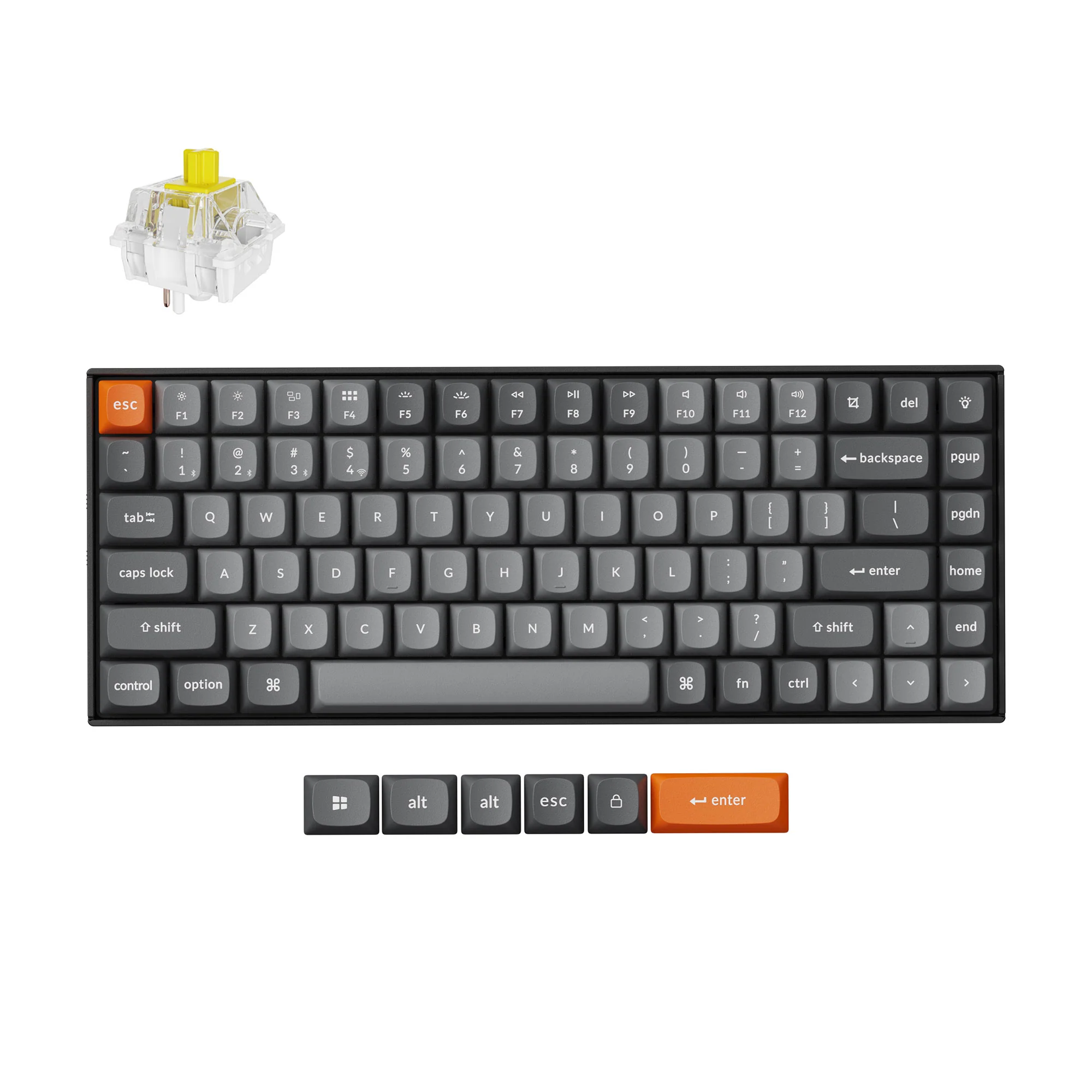 Keychron K2 Max QMK Teclado mecánico inalámbrico