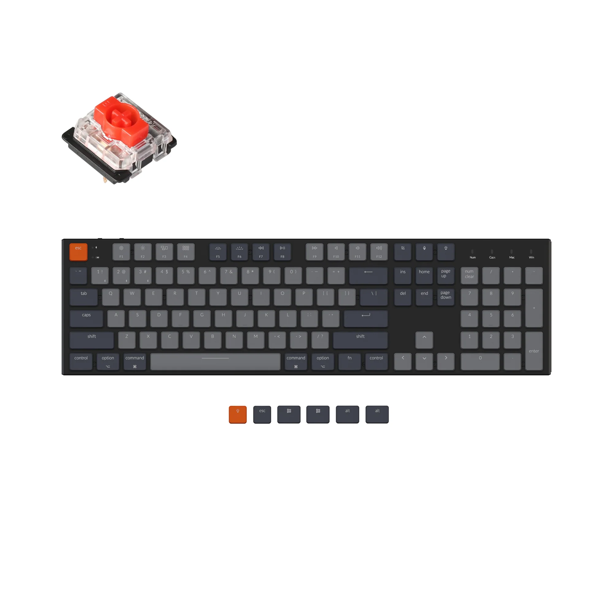 Clavier mécanique sans fil Keychron K5