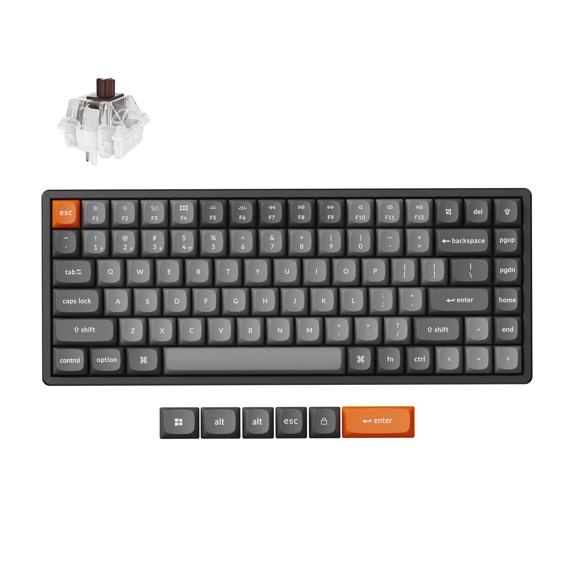Keychron K2 Max QMK Teclado mecánico inalámbrico
