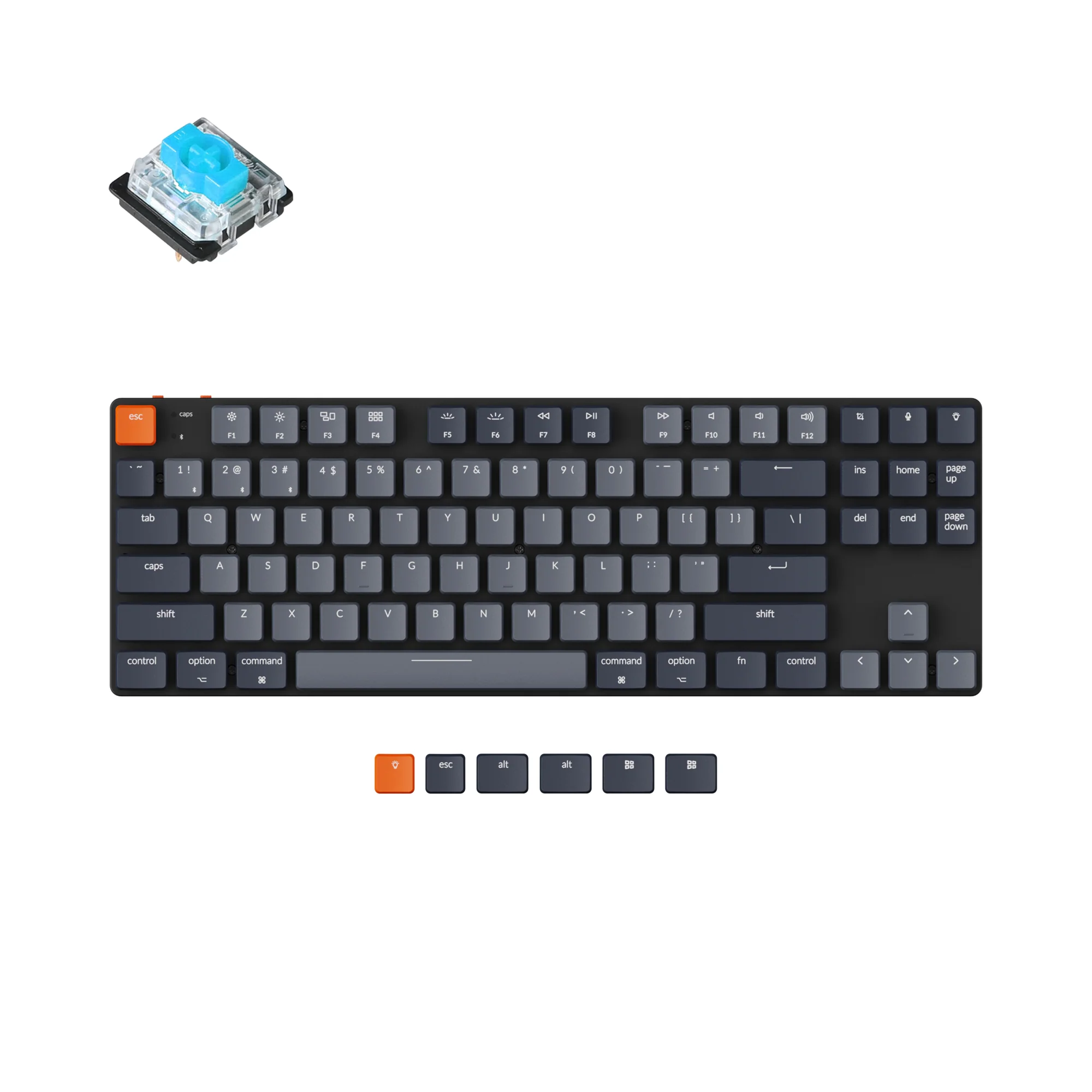 Teclado mecânico sem fio Keychron K1 SE (Versão 5)