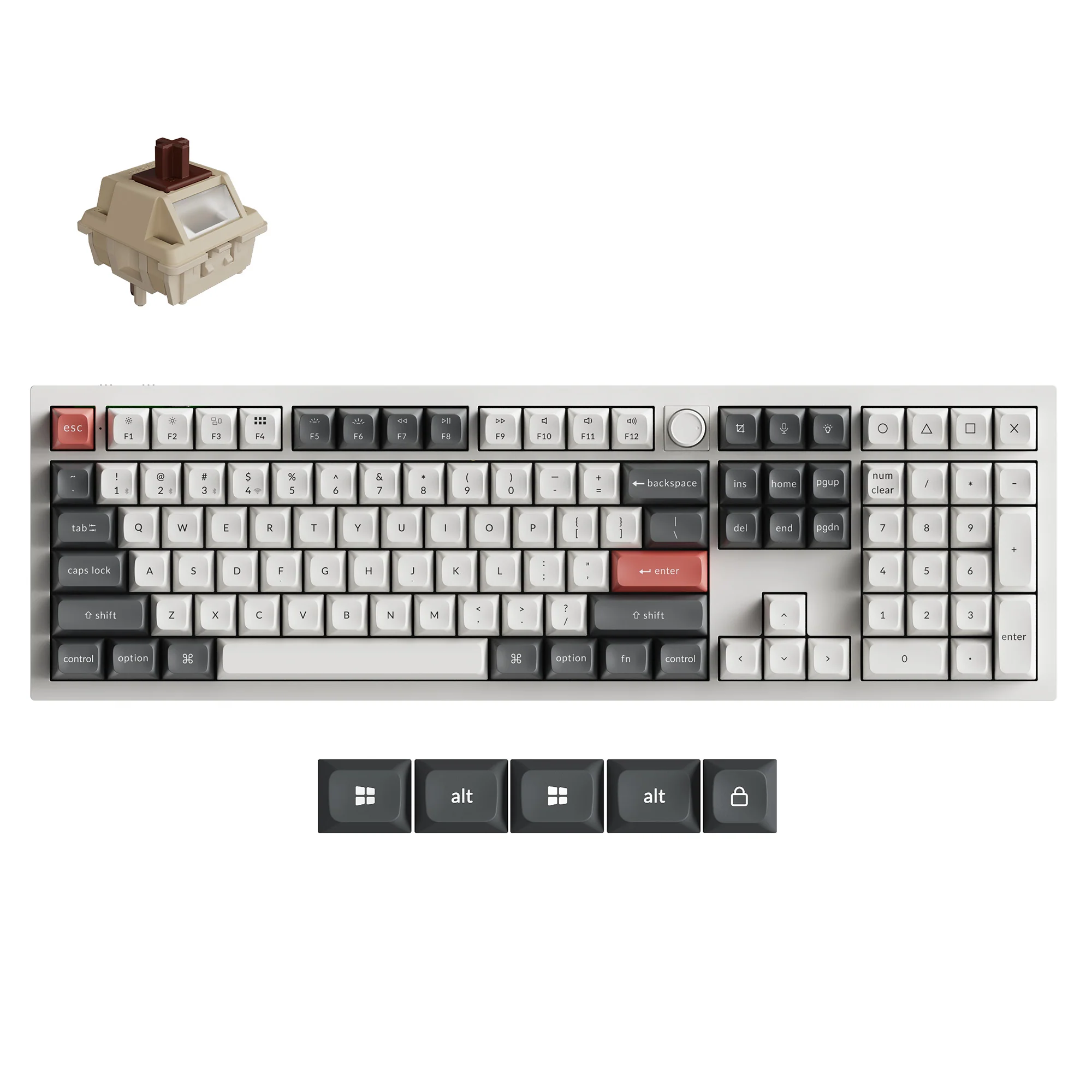 Keychron Q6 Ultra 8K langaton custom-mekaaninen näppäimistö