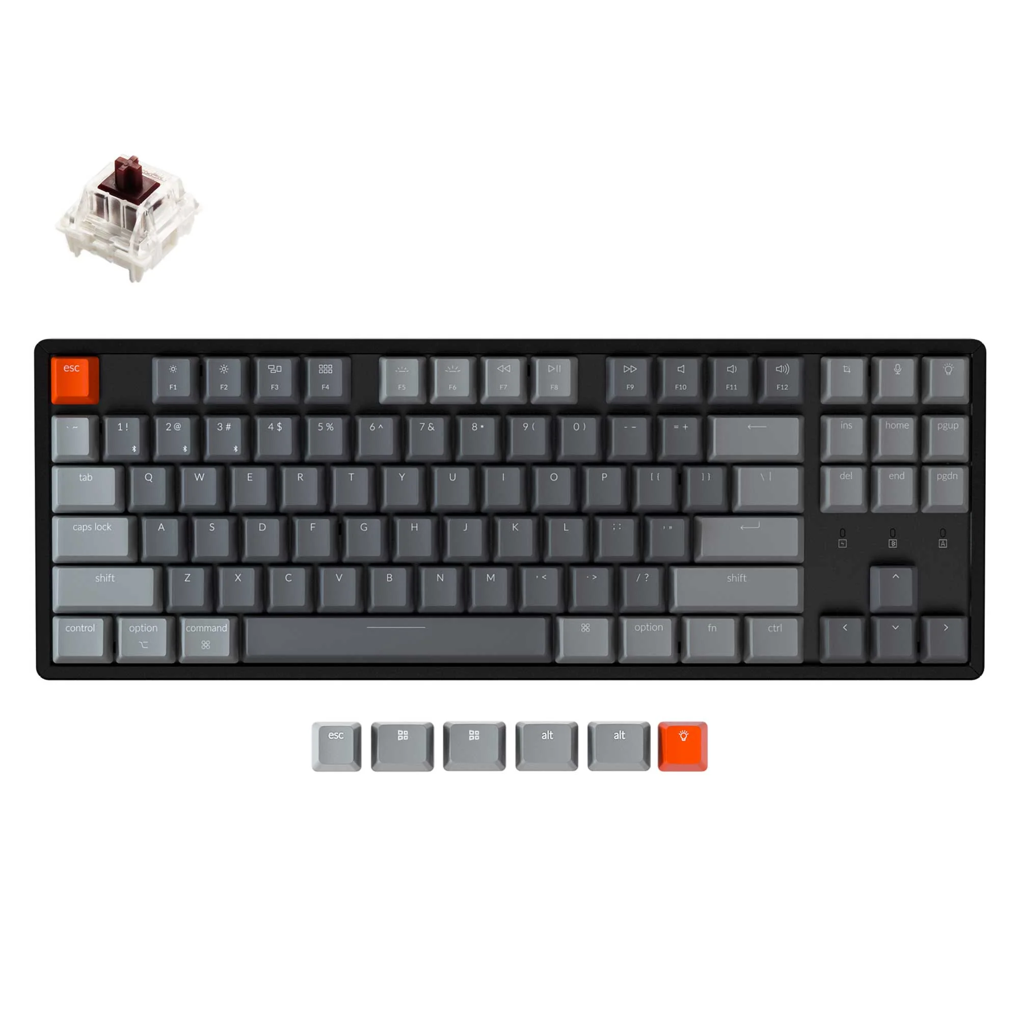 Teclado mecánico inalámbrico Keychron K8