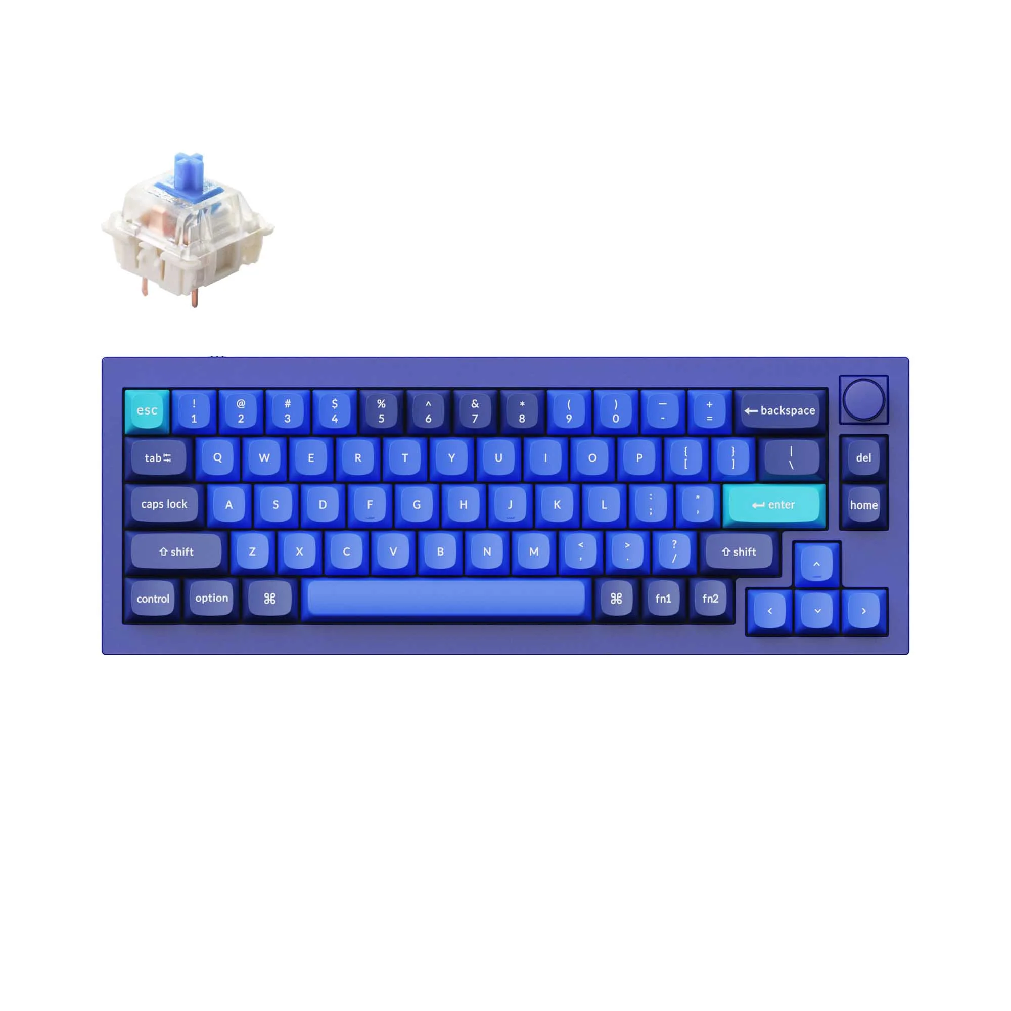 Teclado Mecânico Customizado QMK Keychron Q2