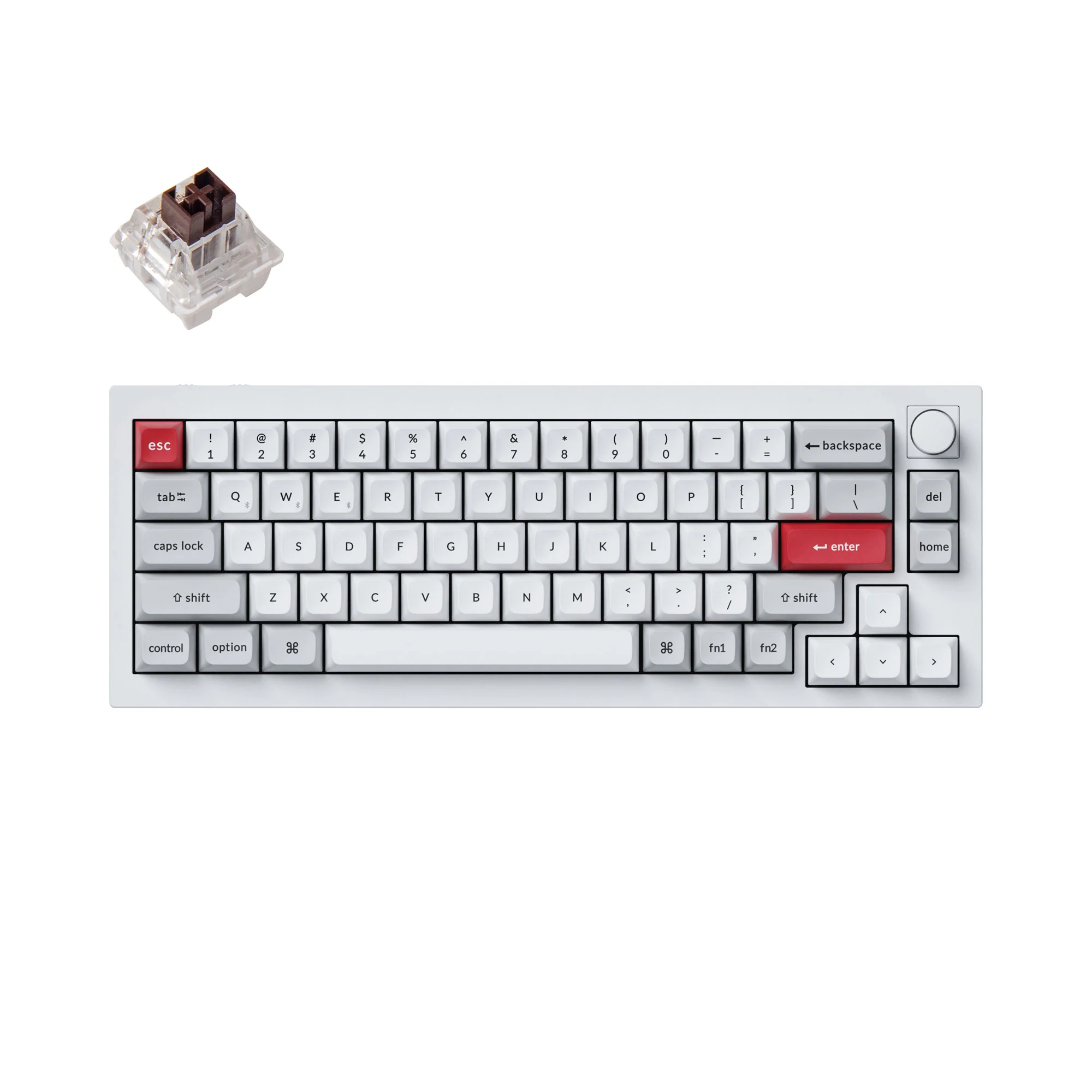 Keychron Q2 Pro QMK/VIA Teclado Mecânico Sem Fio Personalizado