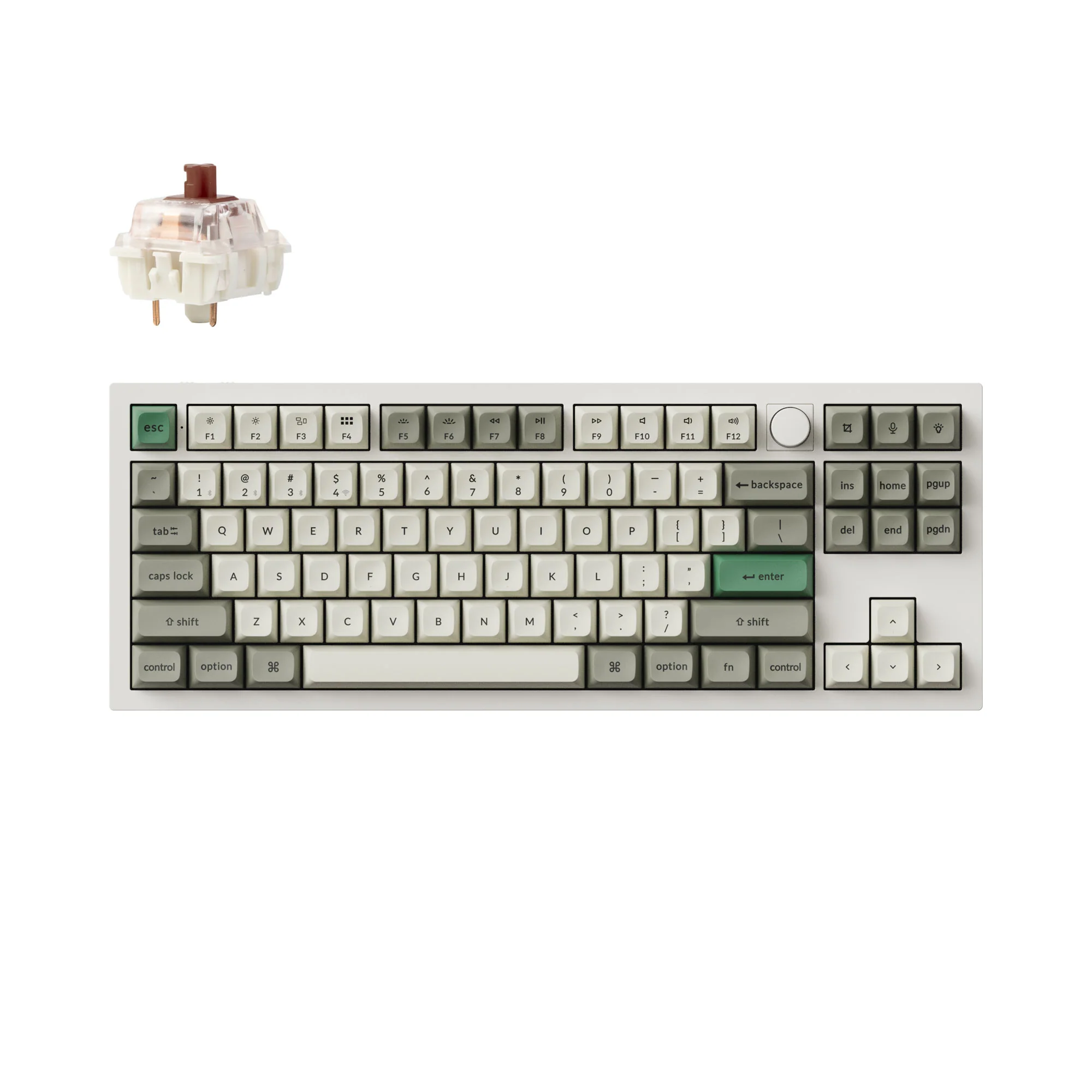 Keychron Q3 Max QMK/VIA Bezprzewodowa konfigurowalna klawiatura mechaniczna