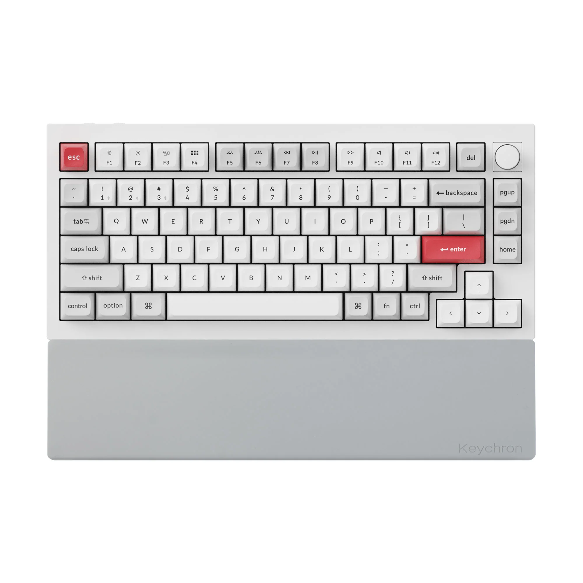 Apoio de Pulso de Silicone Keychron