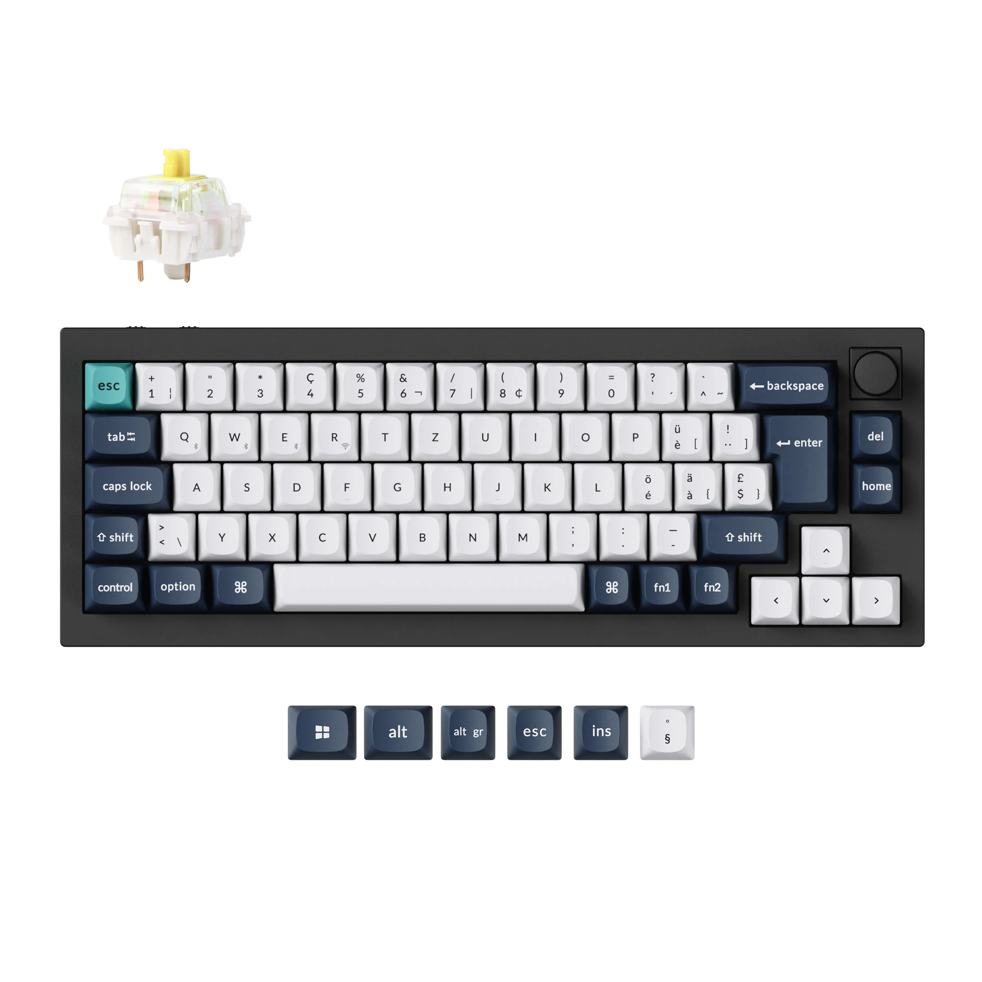 Keychron Q2 Max QMK/VIA Teclado mecánico inalámbrico personalizado Colección ISO