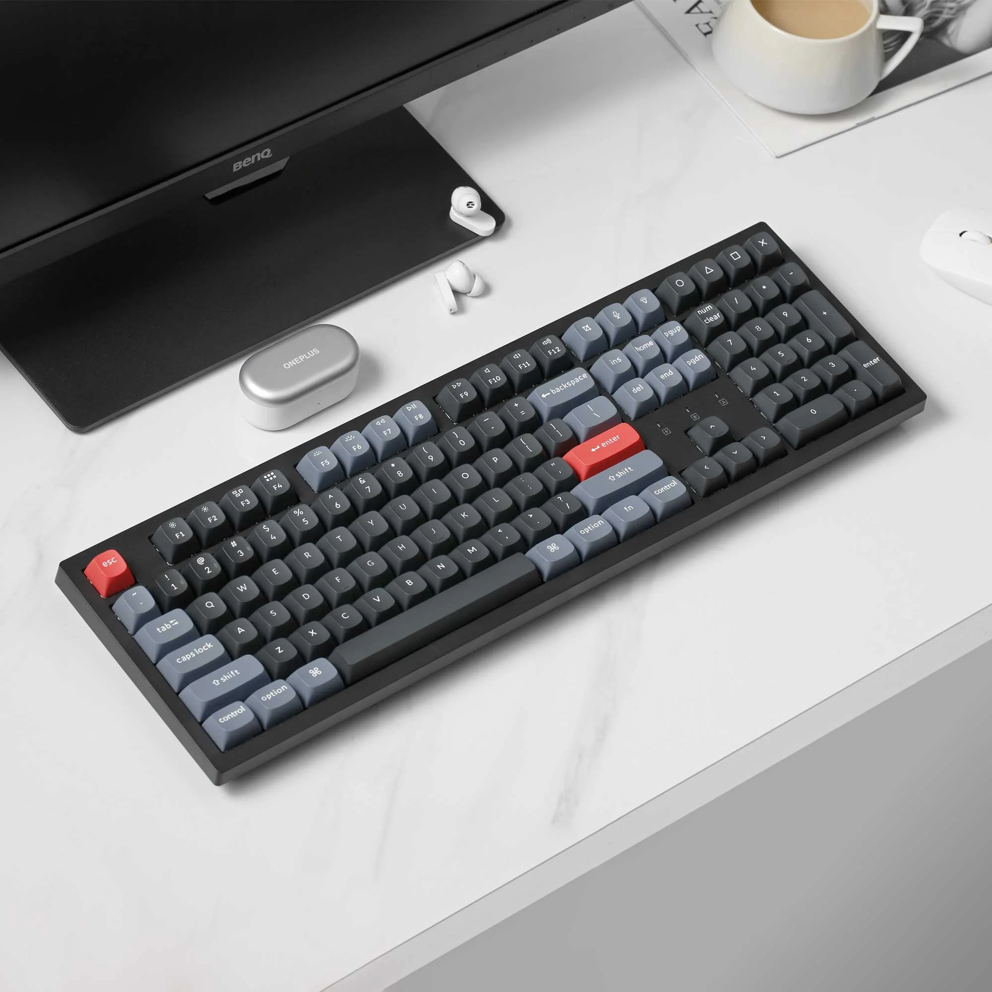 Teclado Mecânico Sem Fio Keychron K10 Pro QMK/VIA