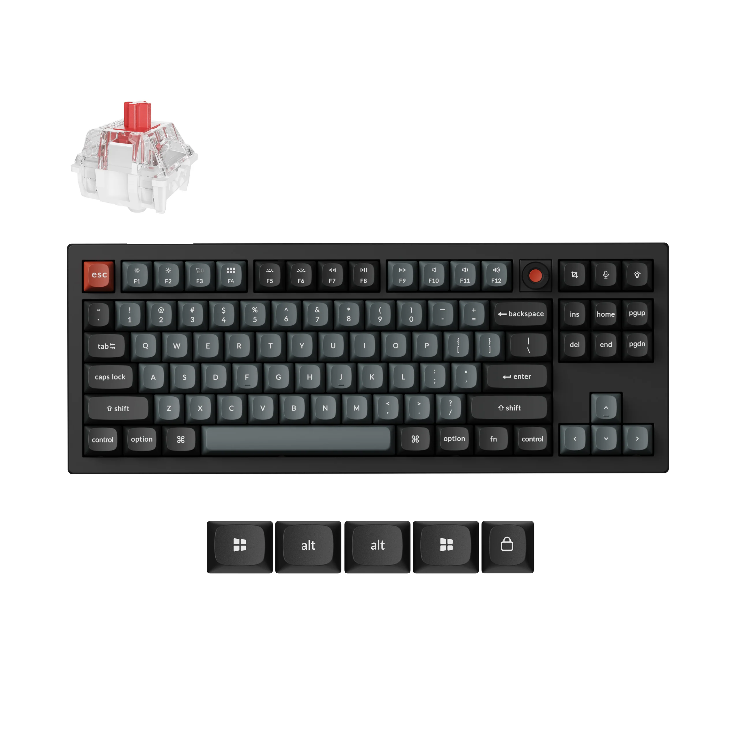 Keychron V3 8K QMK Przewodowa klawiatura mechaniczna custom